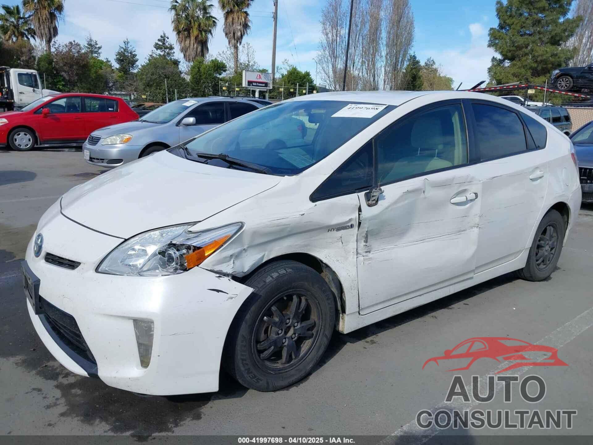 TOYOTA PRIUS 2012 - JTDKN3DU3C5533914
