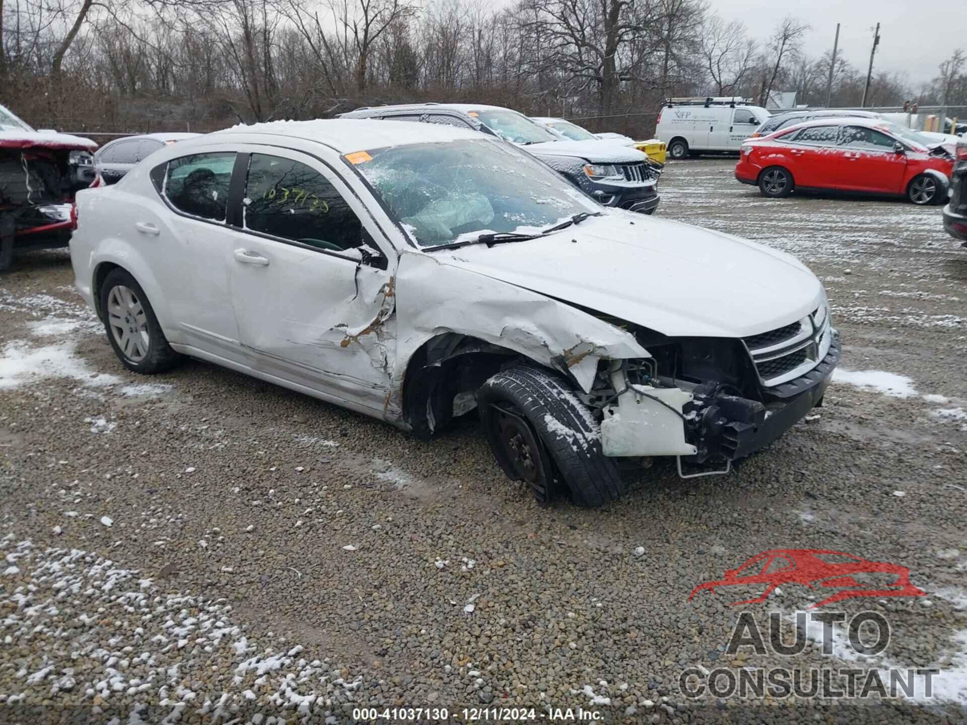 DODGE AVENGER 2012 - 1C3CDZAB5CN322571