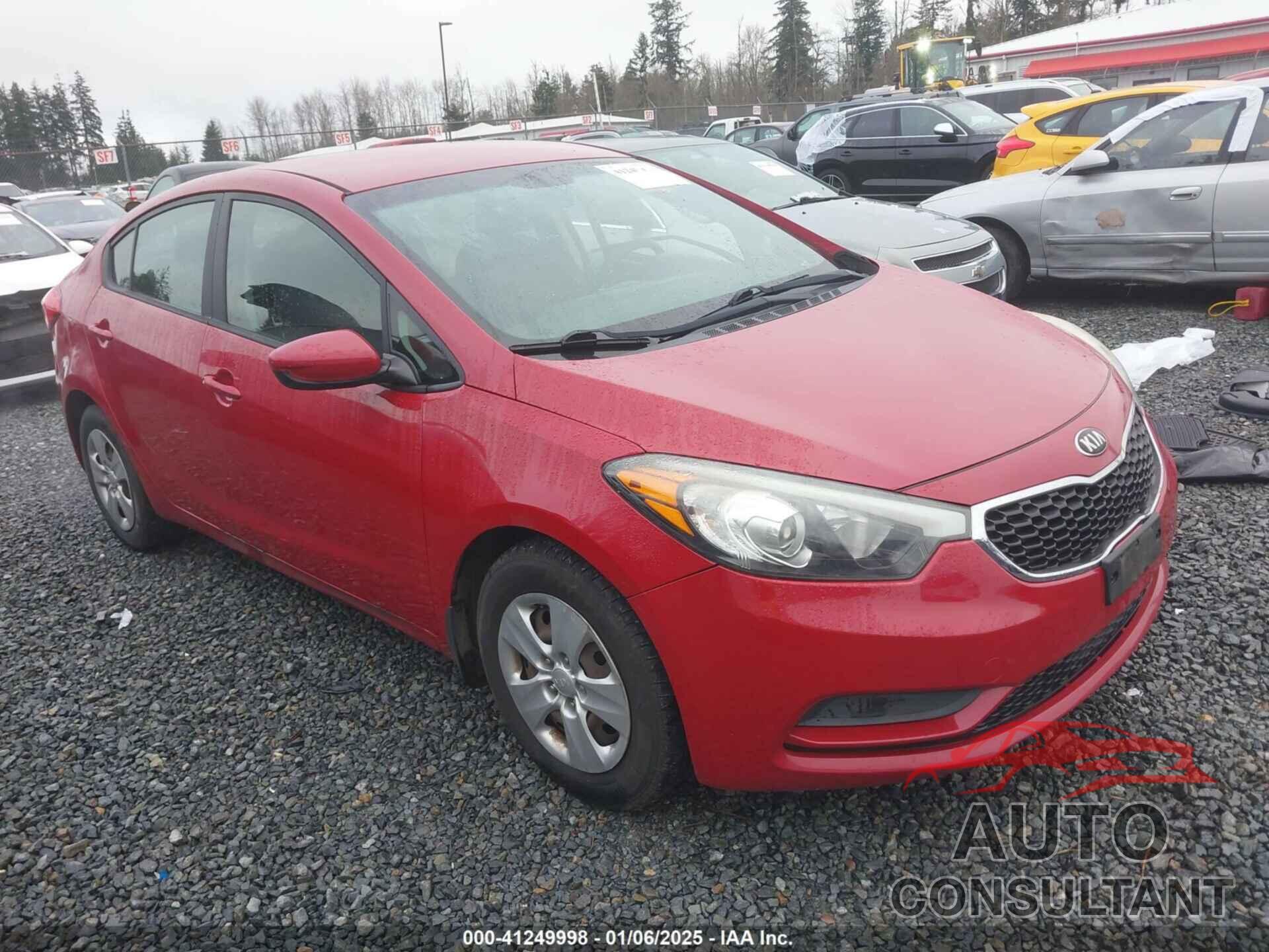 KIA FORTE 2014 - KNAFK4A64E5067609