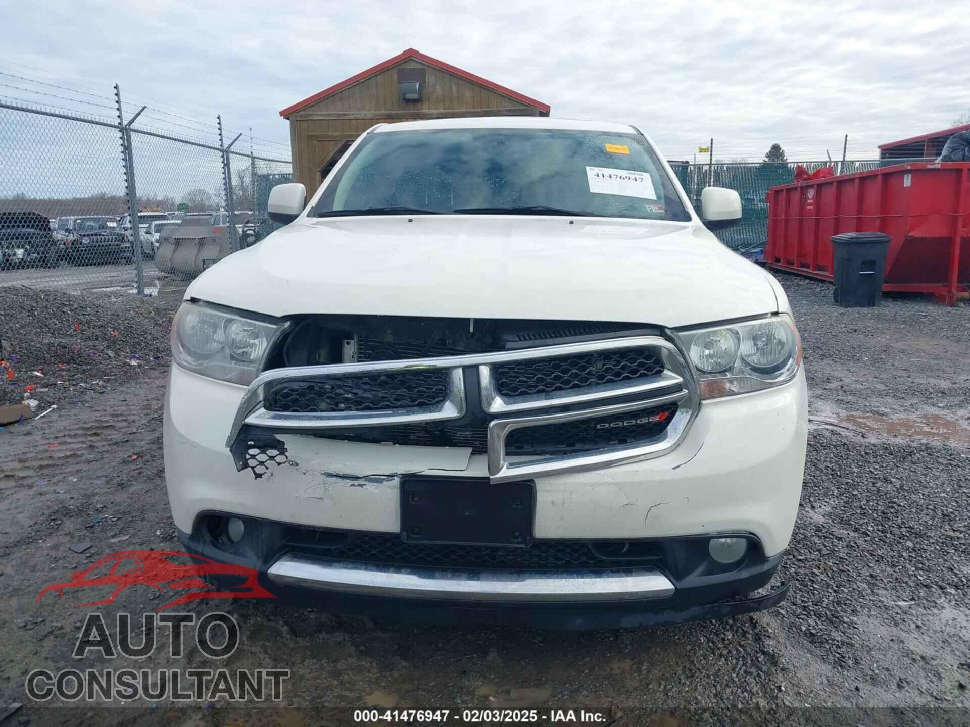 DODGE DURANGO 2012 - 1C4RDJAG1CC336434