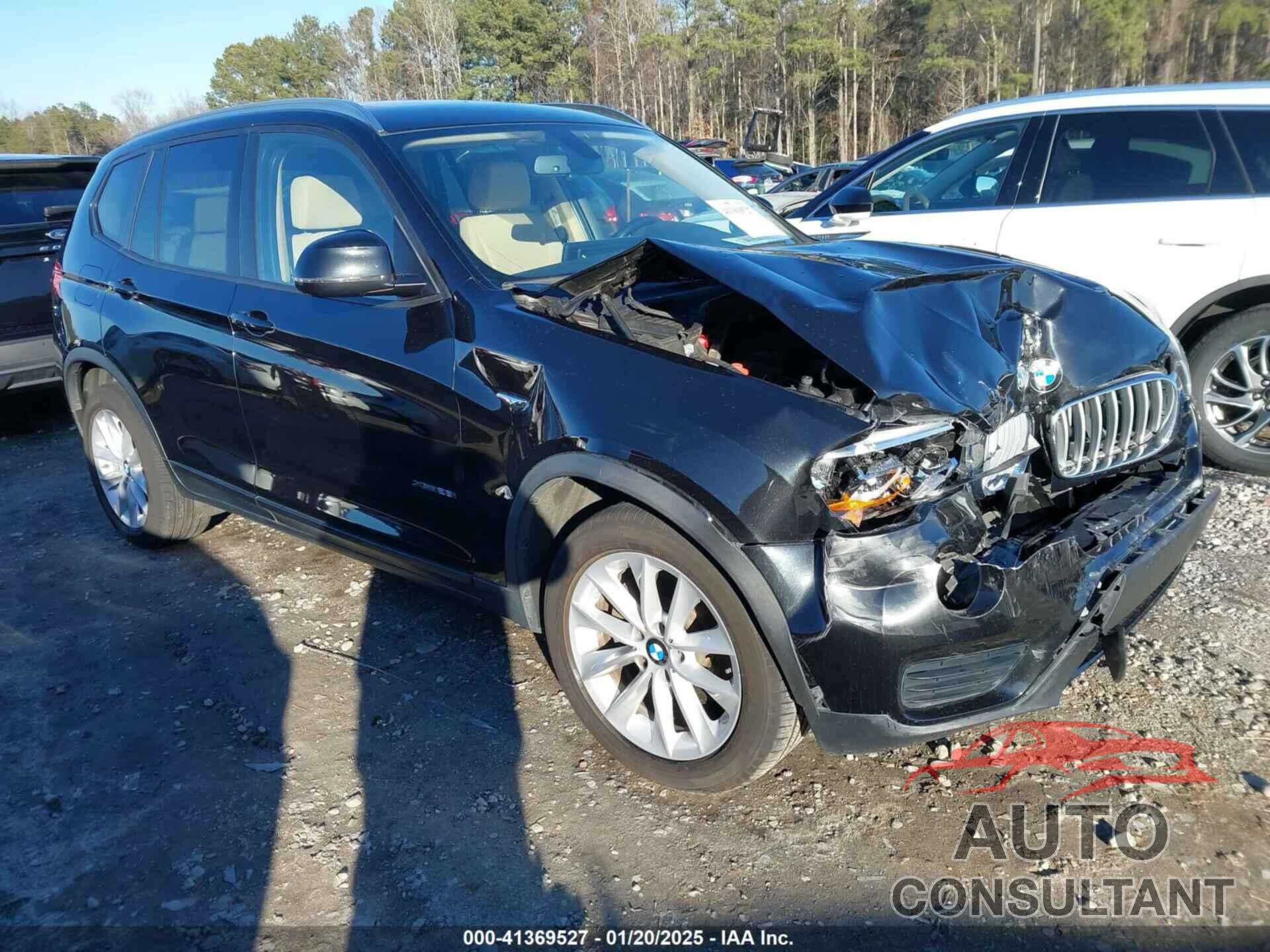 BMW X3 2016 - 5UXWX9C56G0D75758