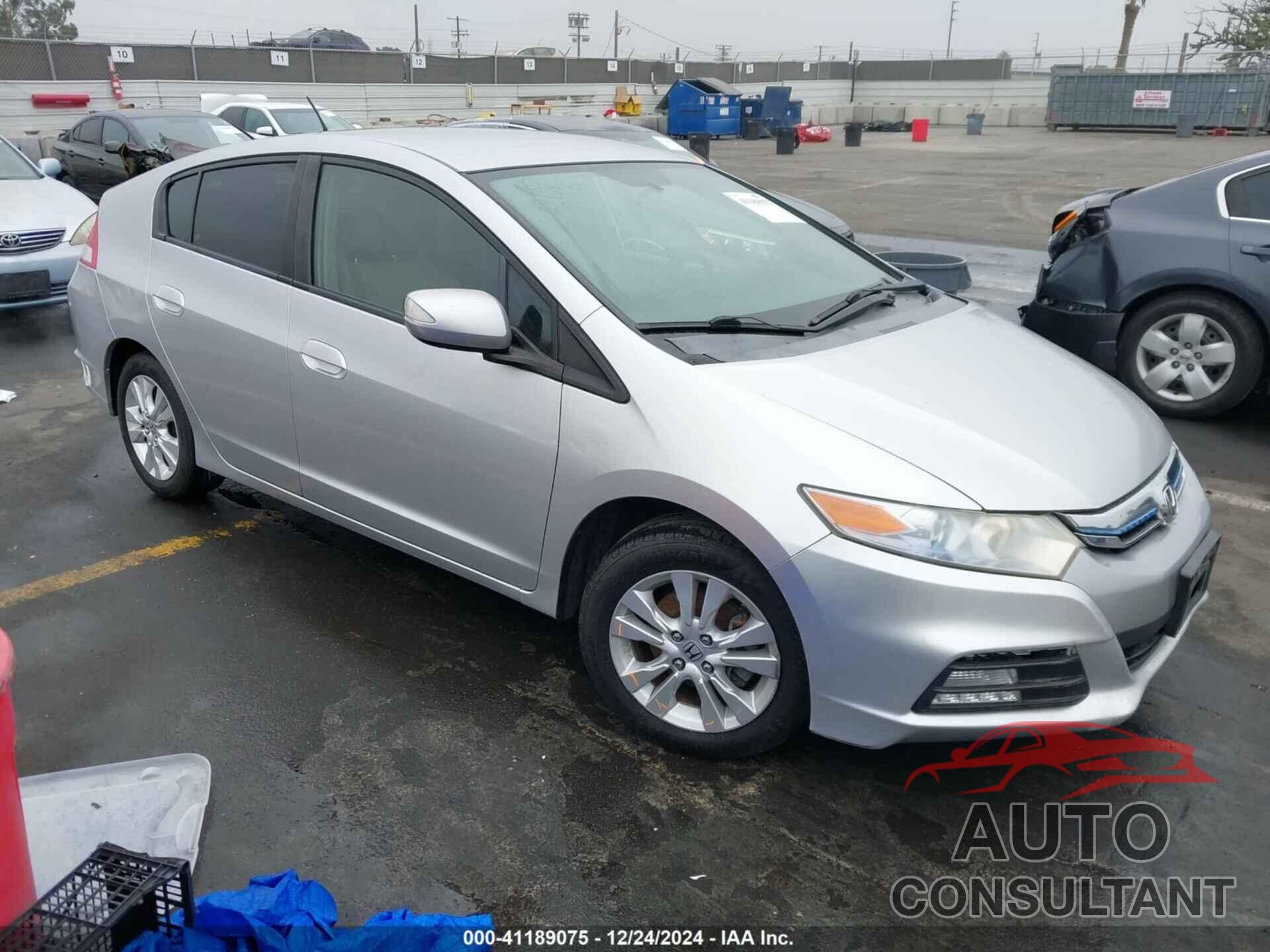 HONDA INSIGHT 2012 - JHMZE2H76CS002722