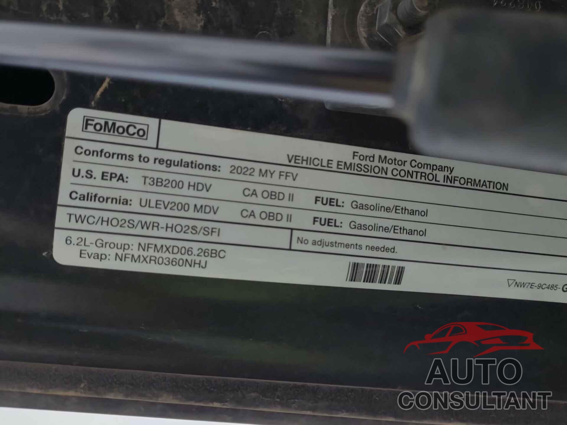 FORD F-250 2022 - 1FT7W2B66NED80160