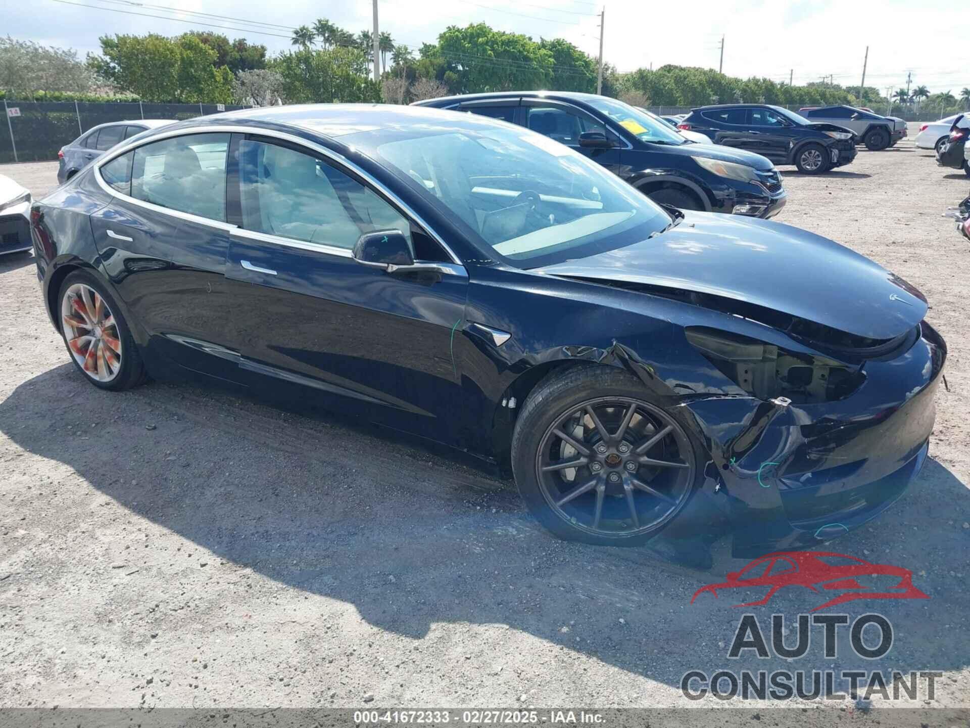 TESLA MODEL 3 2018 - 5YJ3E1EB8JF180930