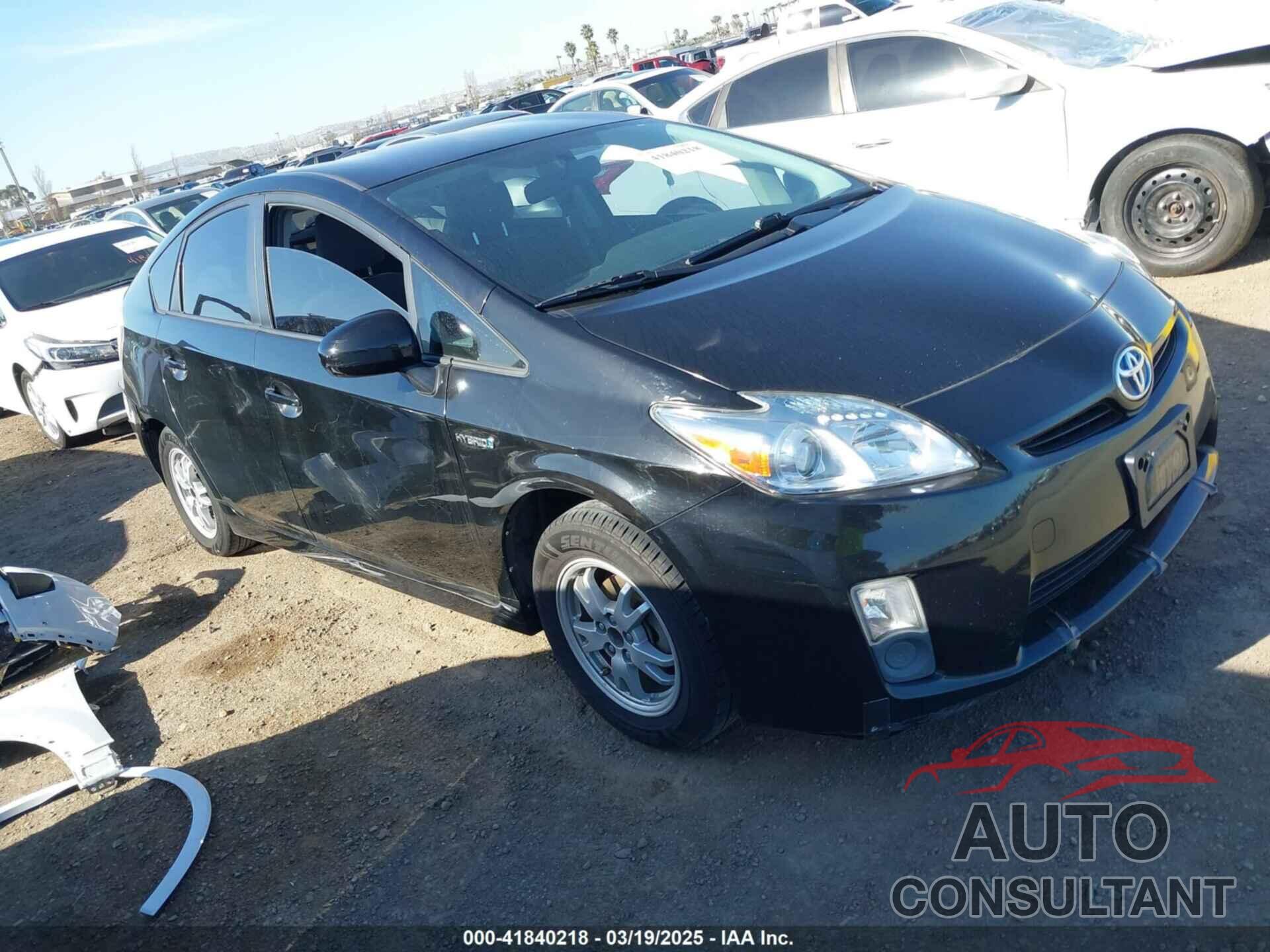 TOYOTA PRIUS 2010 - JTDKN3DU3A0121681