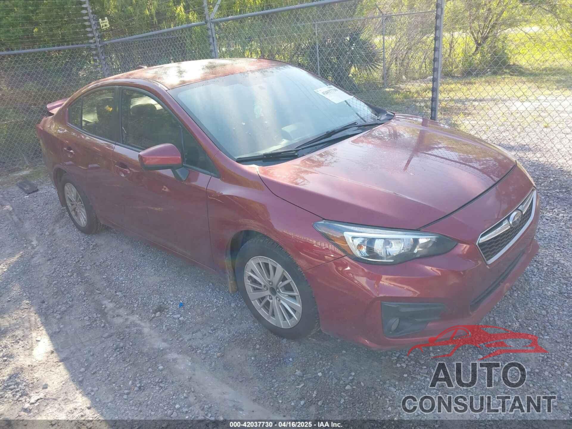 SUBARU IMPREZA 2017 - 4S3GKAD66H3619886