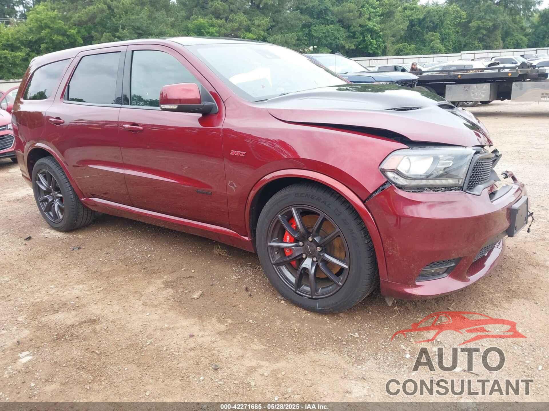 DODGE DURANGO 2018 - 1C4SDJGJ1JC486058
