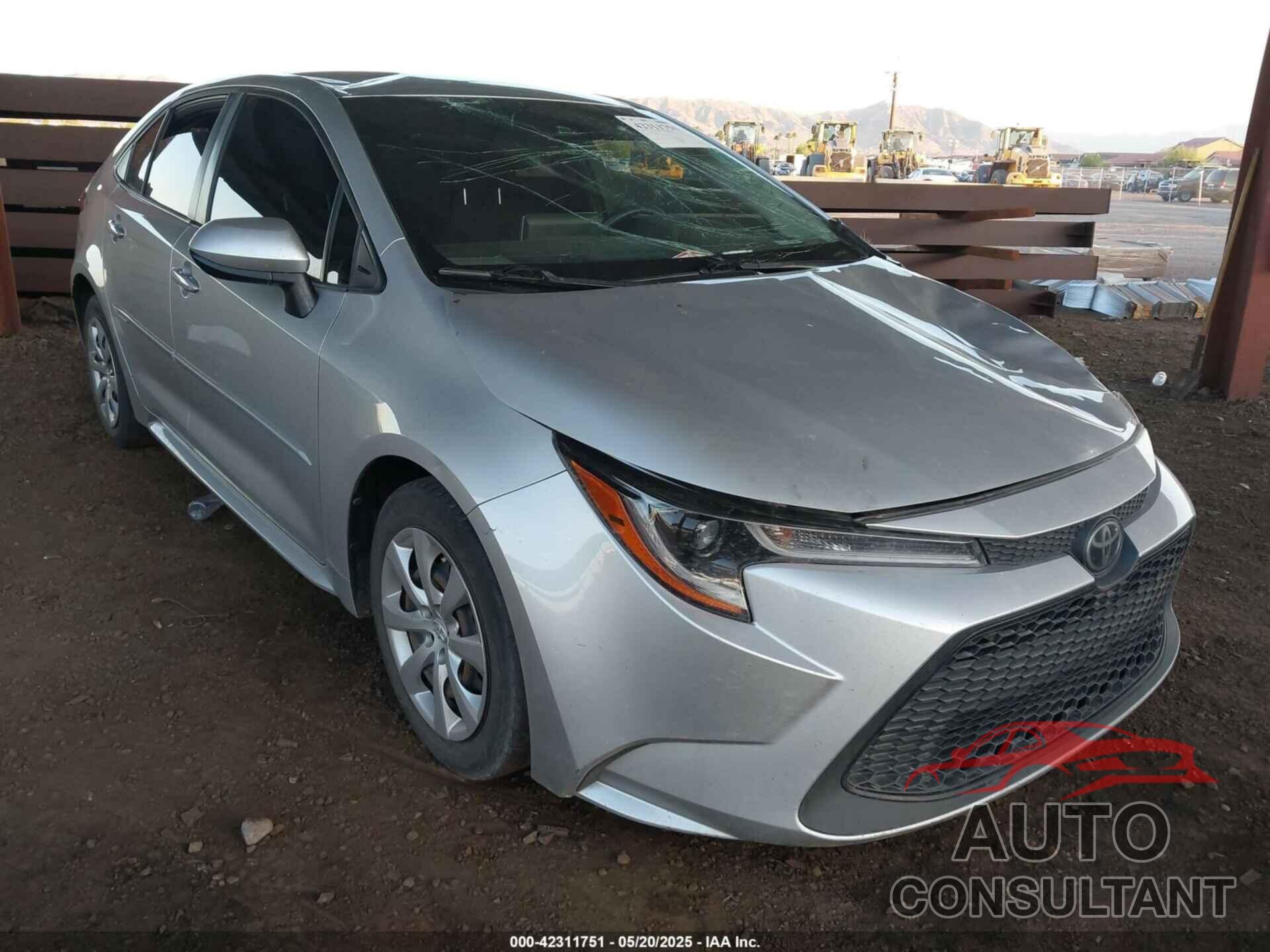 TOYOTA COROLLA 2020 - JTDEPRAE3LJ074916