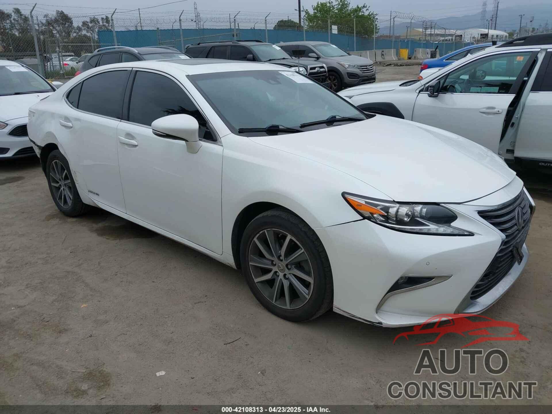 LEXUS ES 300H 2017 - JTHBW1GG1H2147281