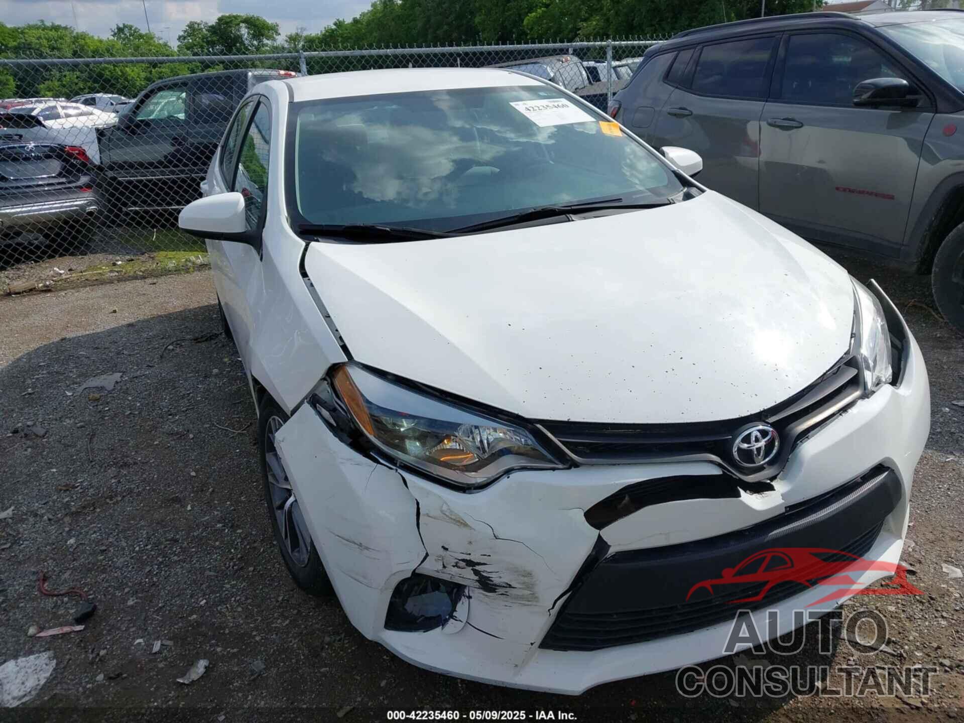 TOYOTA COROLLA 2016 - 2T1BURHE7GC570630