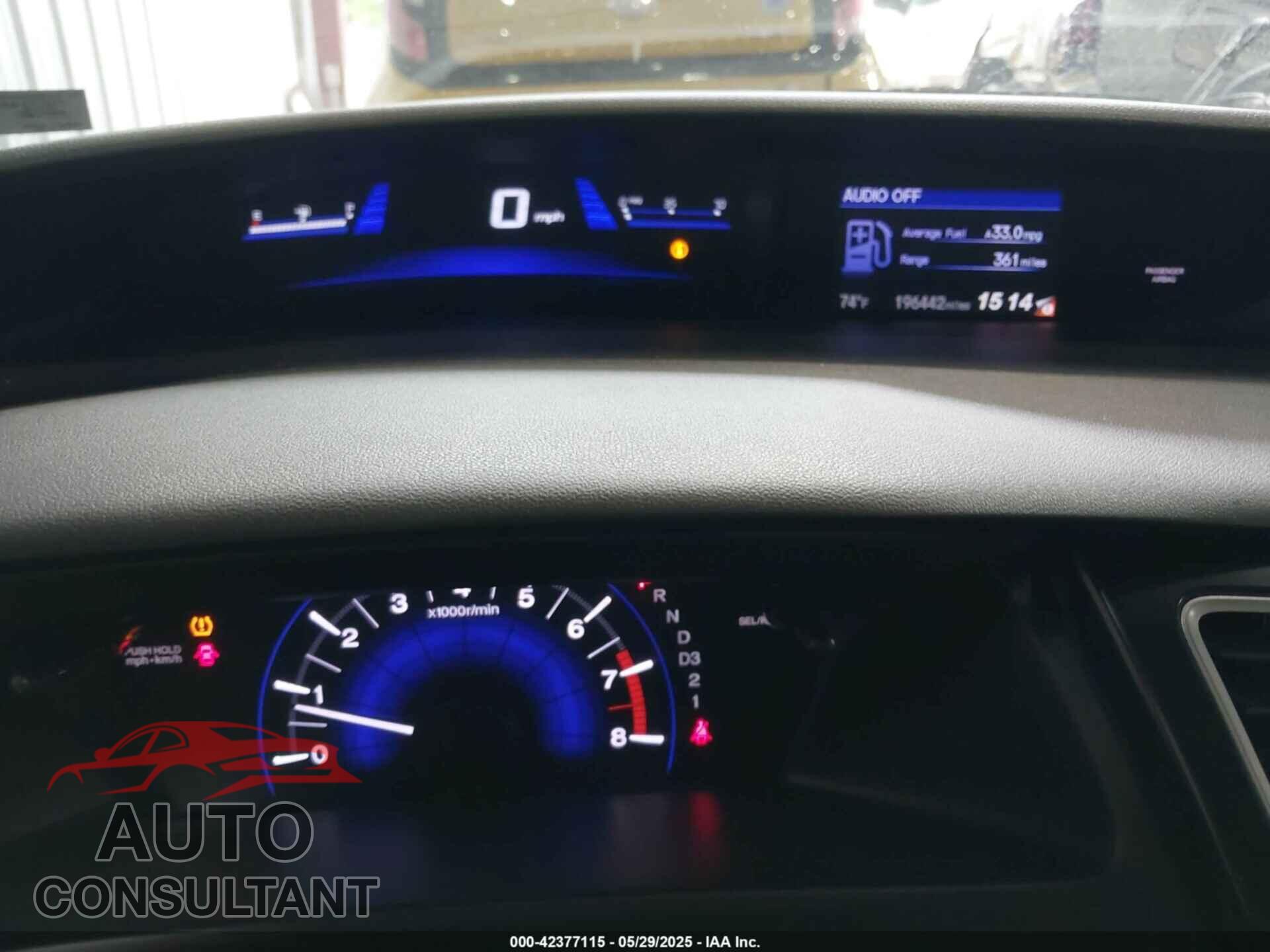 HONDA CIVIC 2013 - 19XFB2F94DE027950