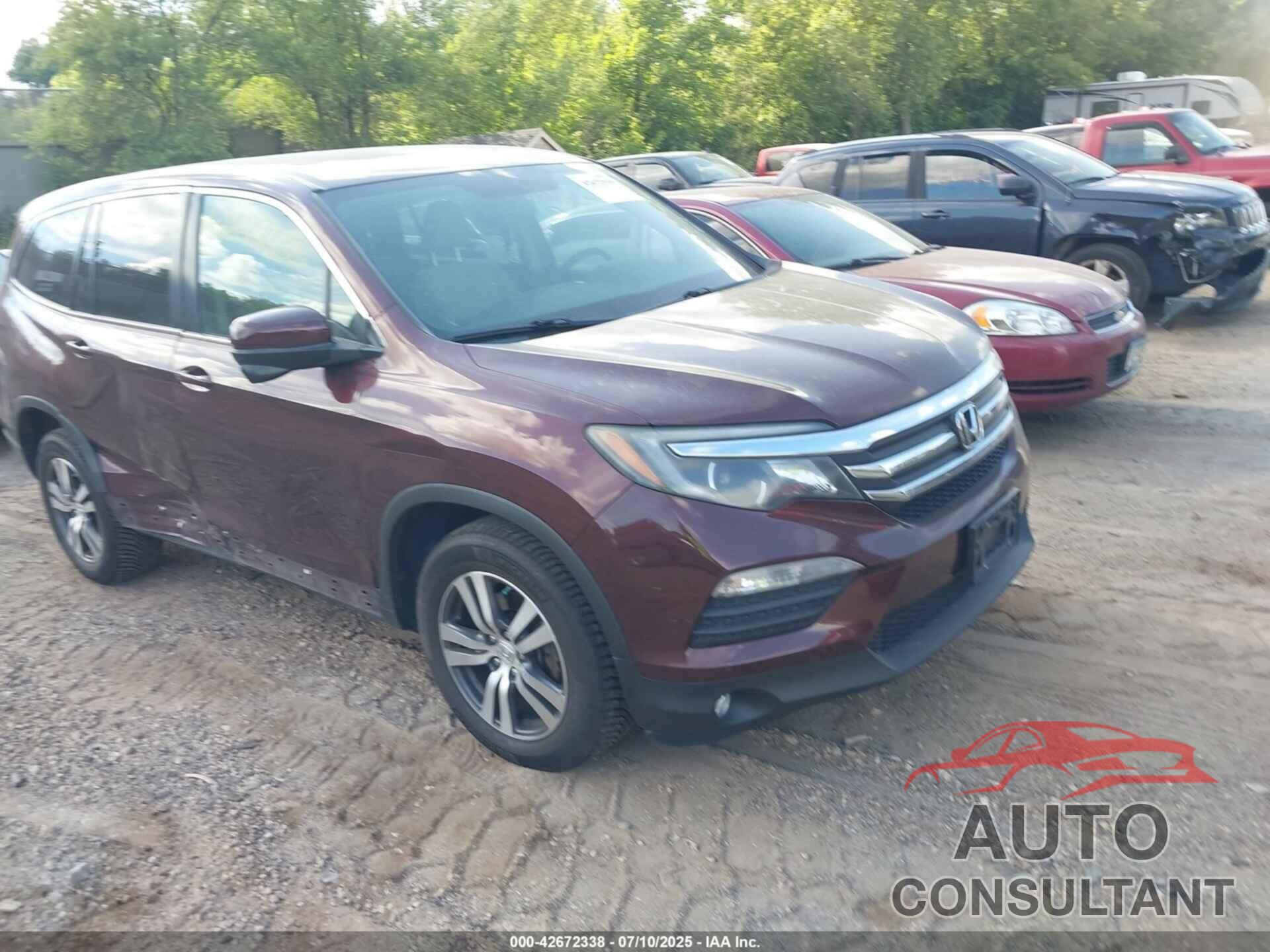 HONDA PILOT 2016 - 5FNYF6H37GB053681