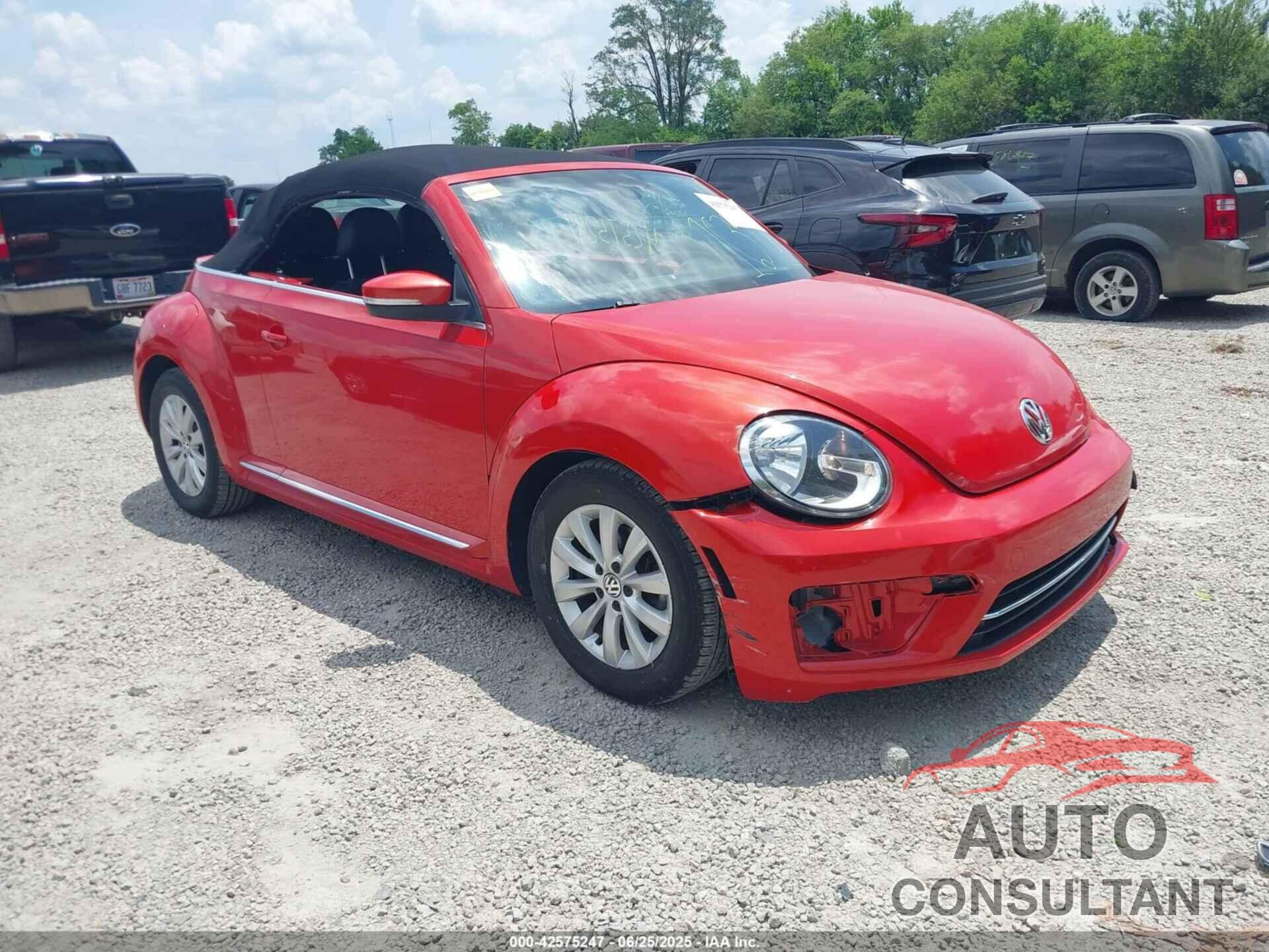VOLKSWAGEN BEETLE 2017 - 3VW517ATXHM806132