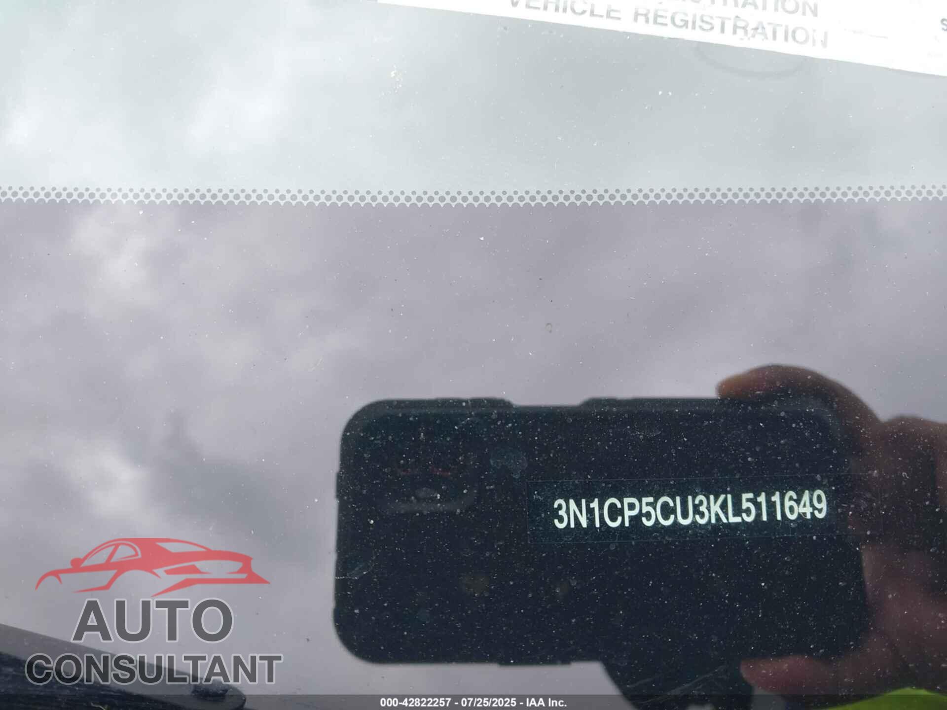 NISSAN KICKS 2019 - 3N1CP5CU3KL511649