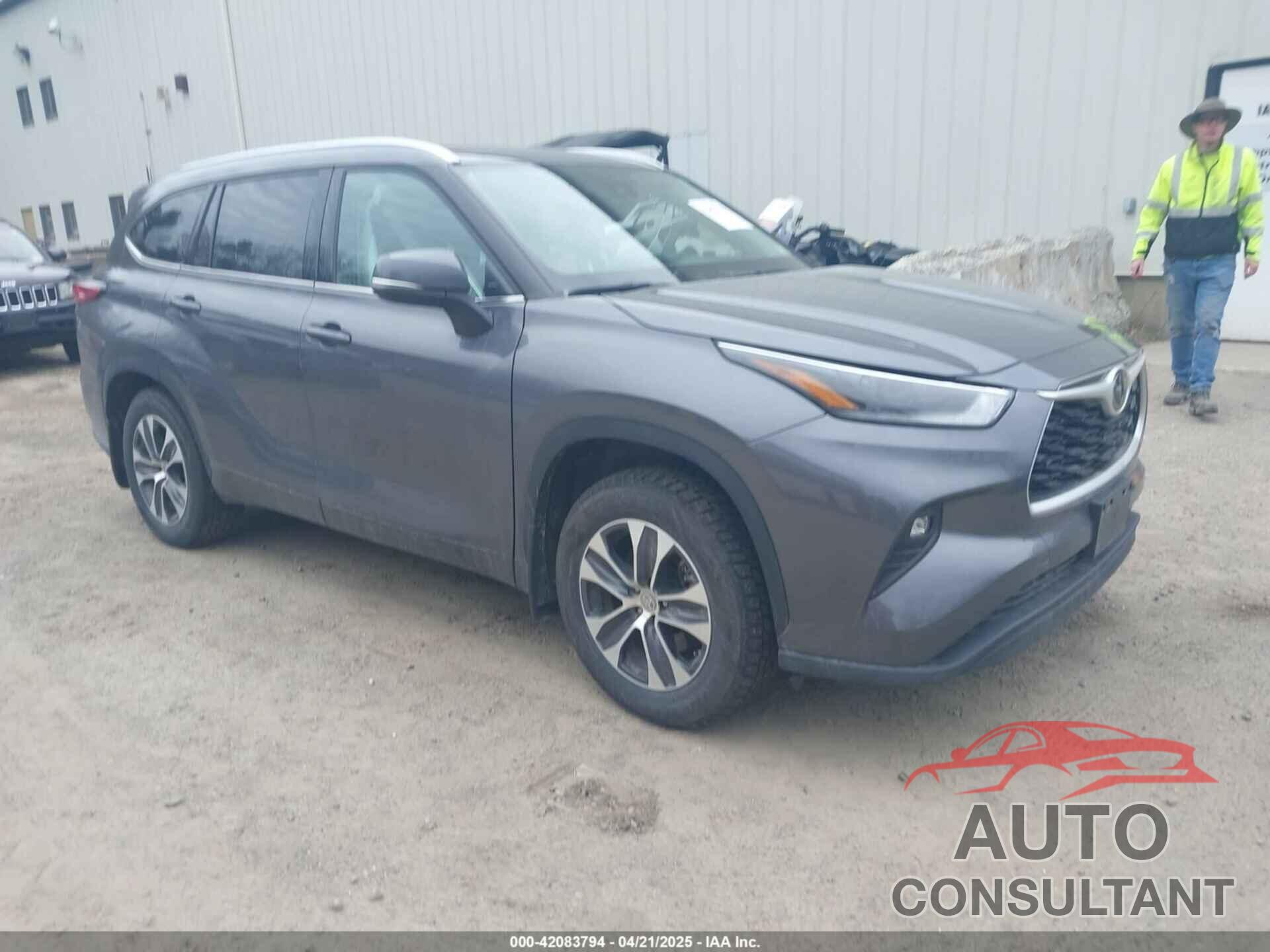 TOYOTA HIGHLANDER 2021 - 5TDGZRBH3MS530462