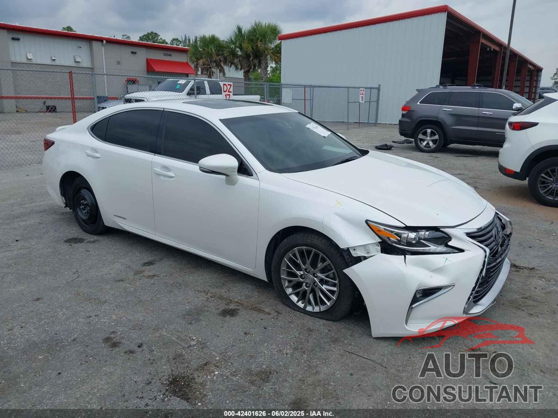 LEXUS ES 300H 2018 - JTHBW1GG1J2188211
