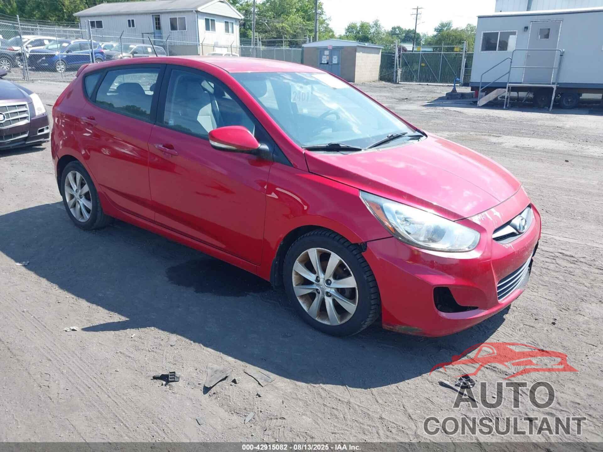 HYUNDAI ACCENT 2013 - KMHCU5AE9DU090509