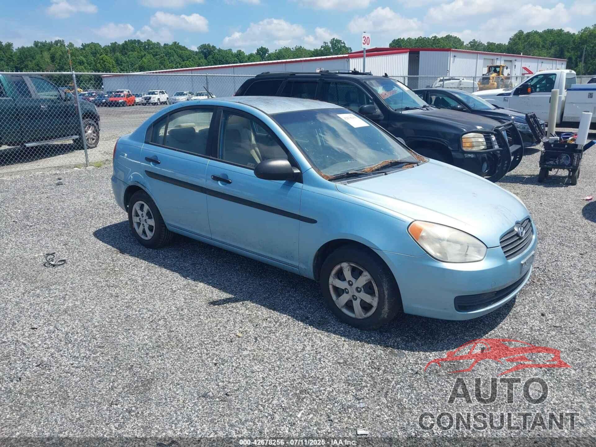 HYUNDAI ACCENT 2009 - KMHCM46C99U317397