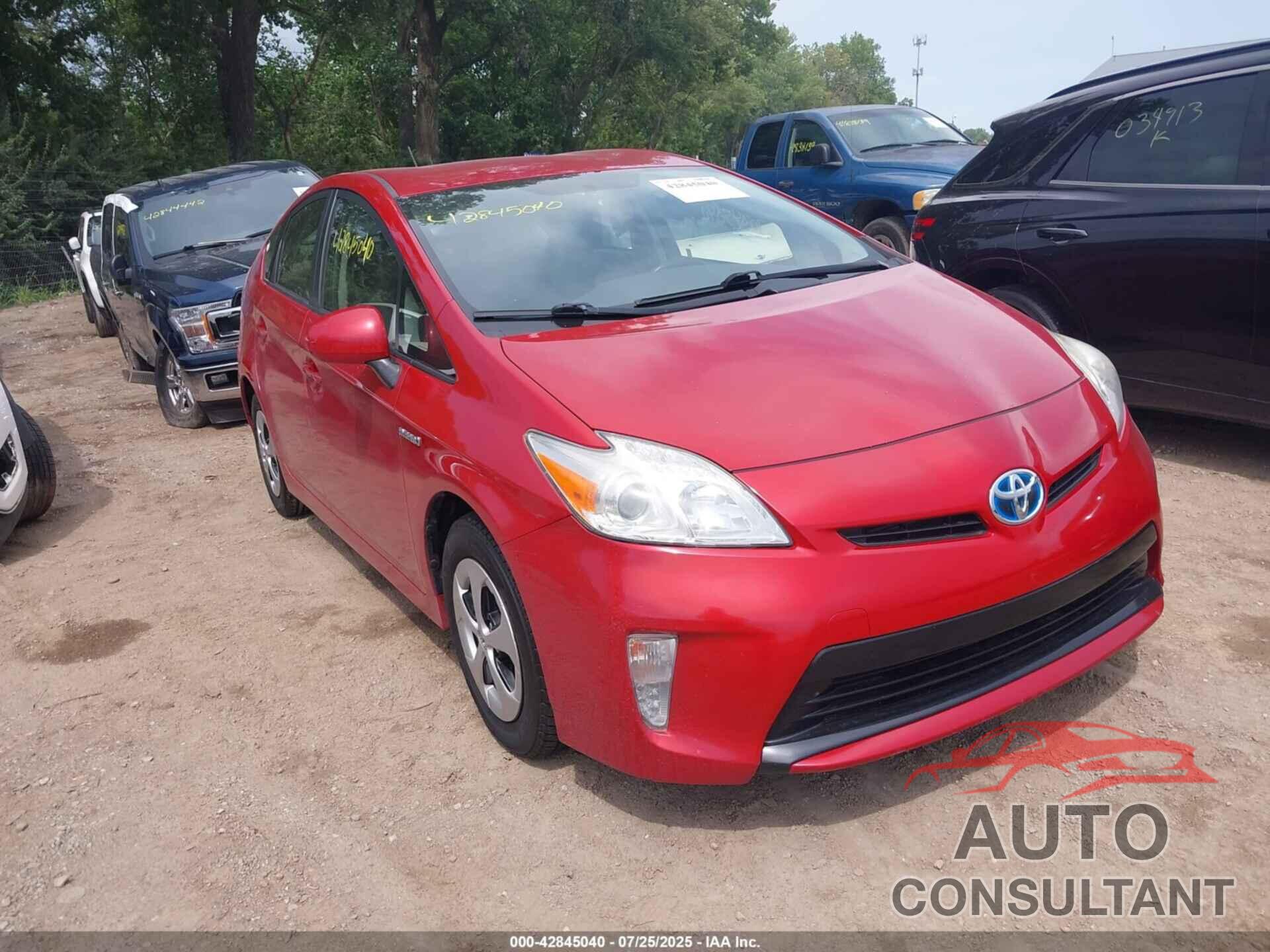 TOYOTA PRIUS 2015 - JTDKN3DU6F0440645