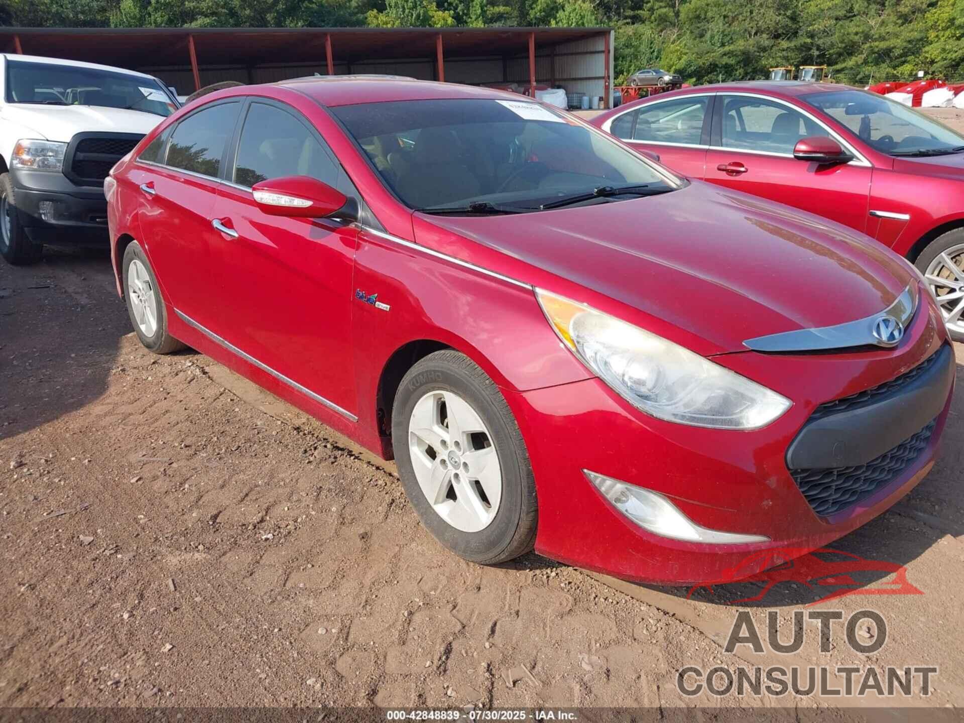 HYUNDAI SONATA HYBRID 2011 - KMHEC4A45BA012739