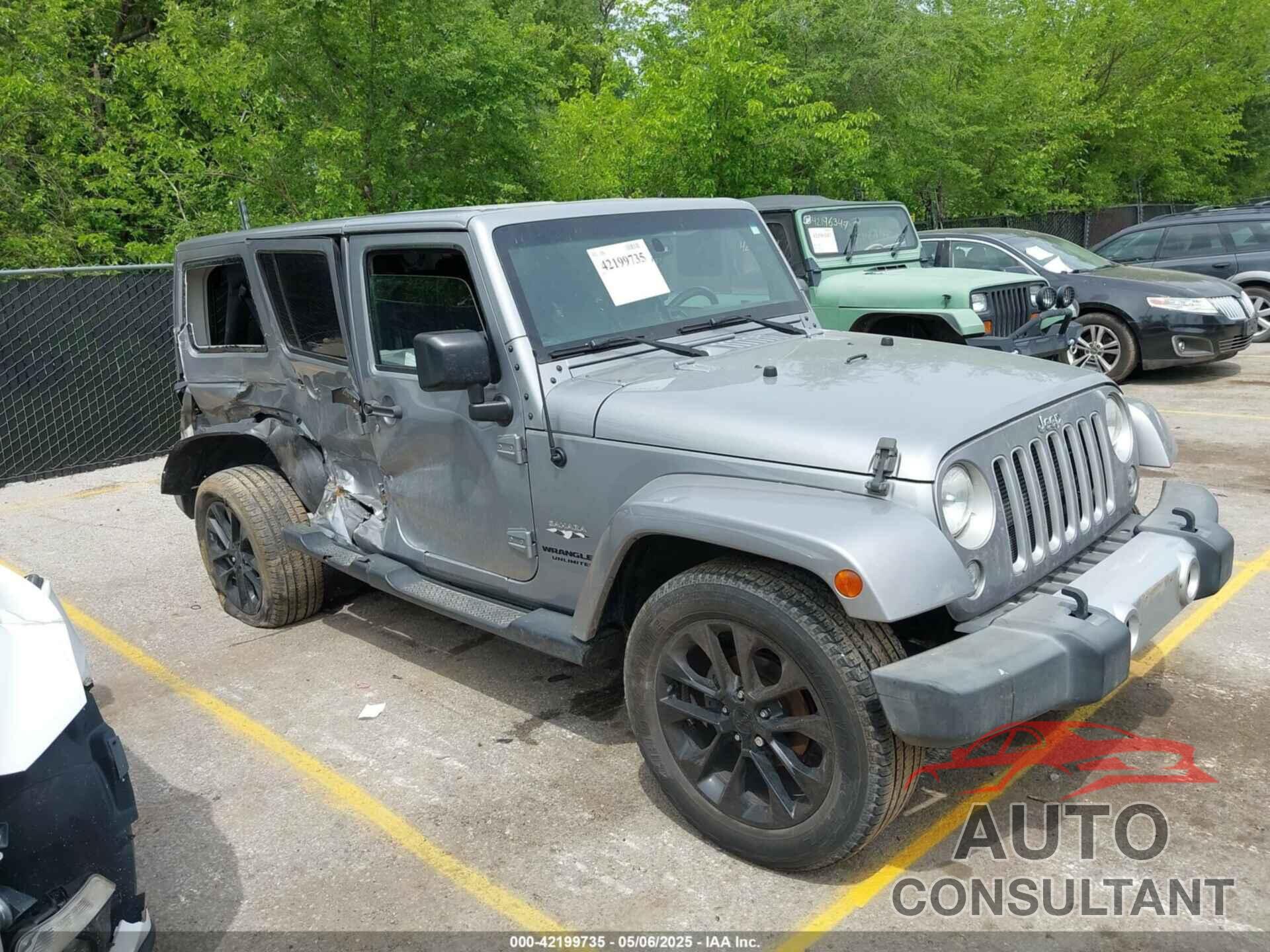 JEEP WRANGLER UNLIMITED 2016 - 1C4HJWEG3GL202803