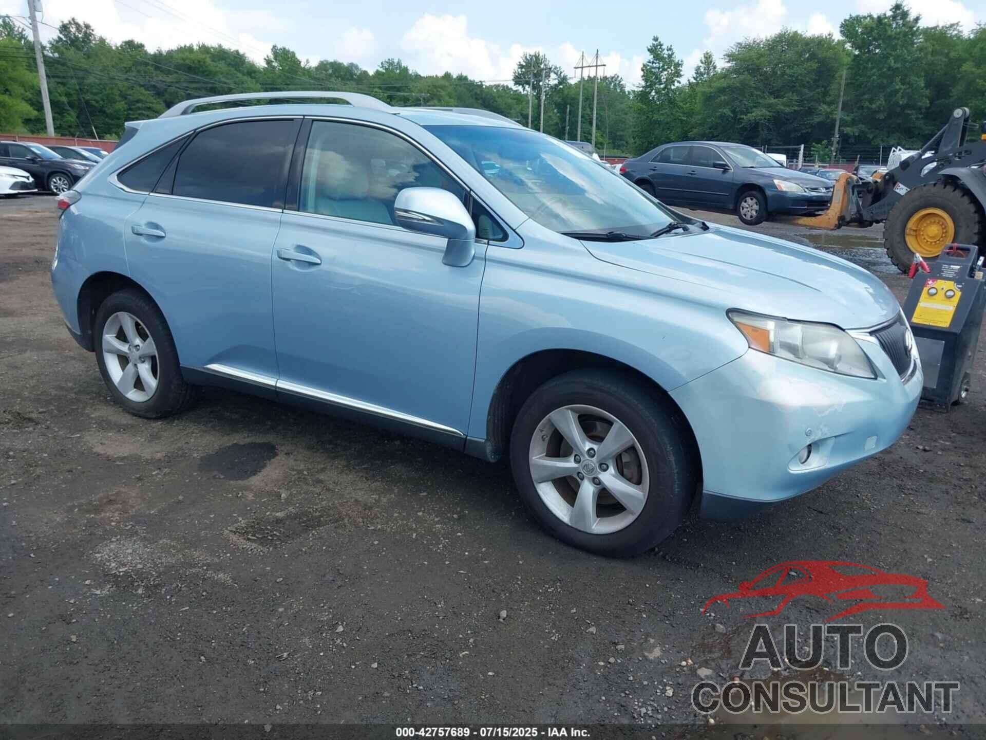 LEXUS RX 350 2011 - 2T2BK1BA4BC118295