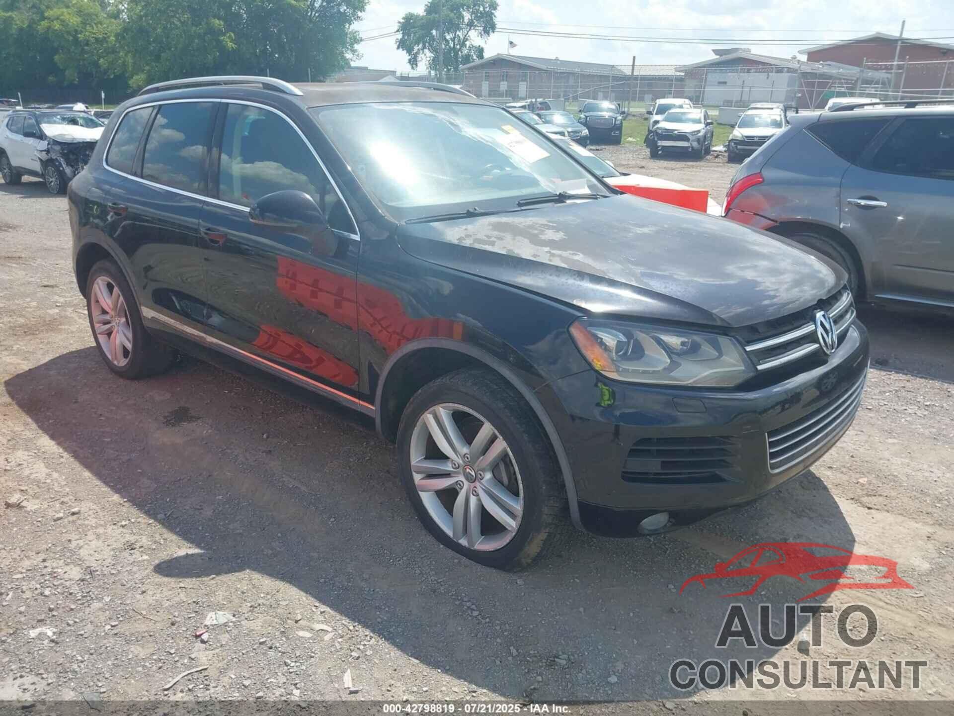VOLKSWAGEN TOUAREG 2012 - WVGFF9BP7CD002487