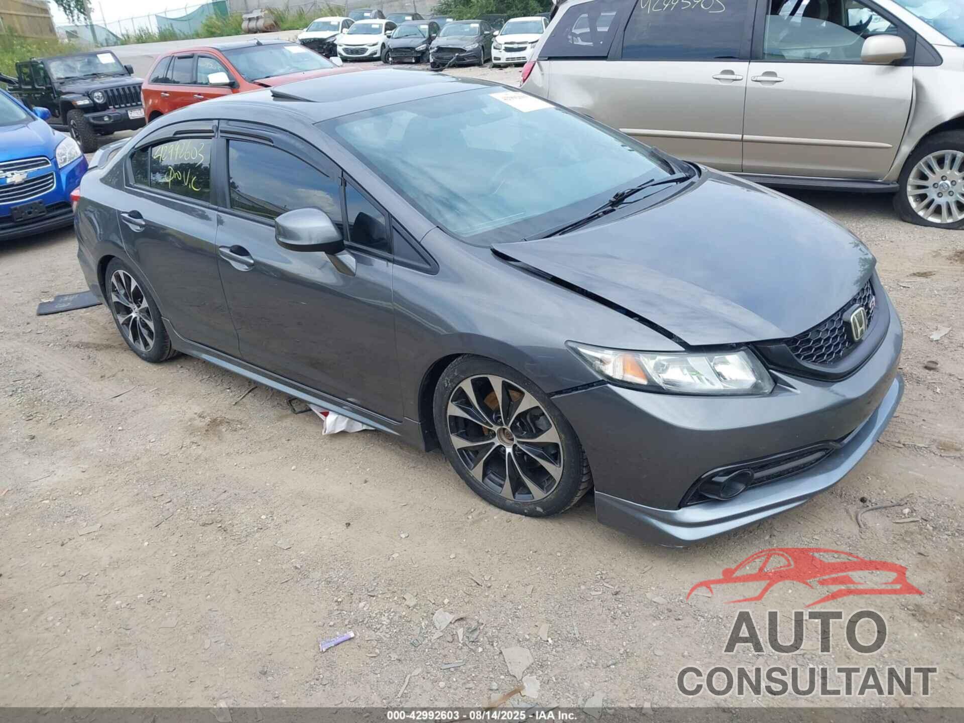HONDA CIVIC 2013 - 2HGFB6E5XDH709291