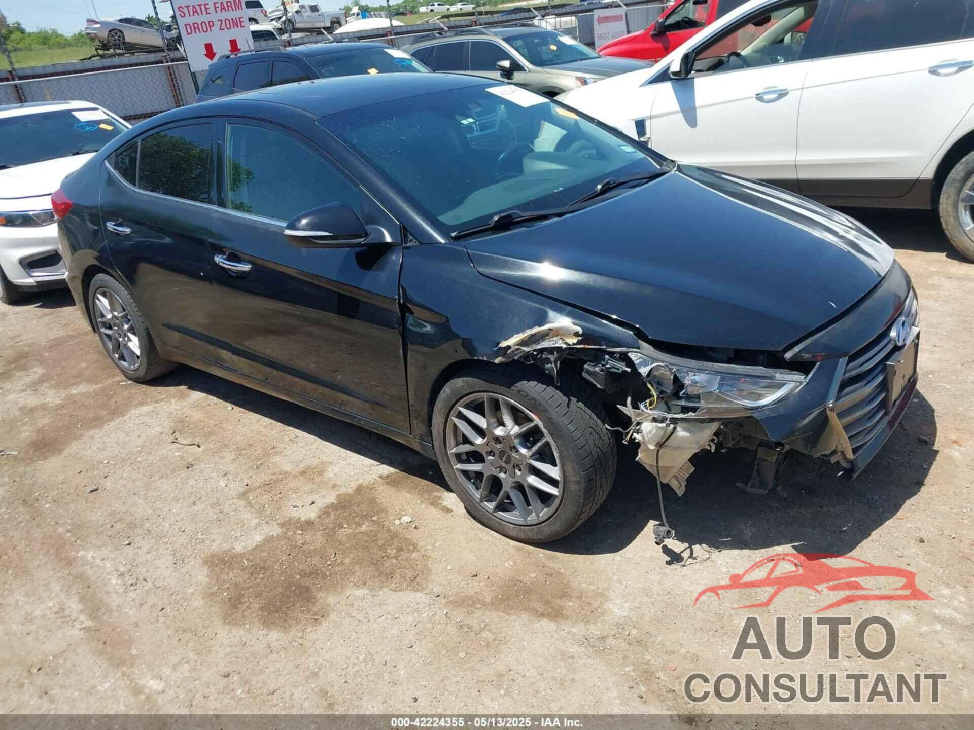 HYUNDAI ELANTRA 2017 - 5NPD84LF3HH038743
