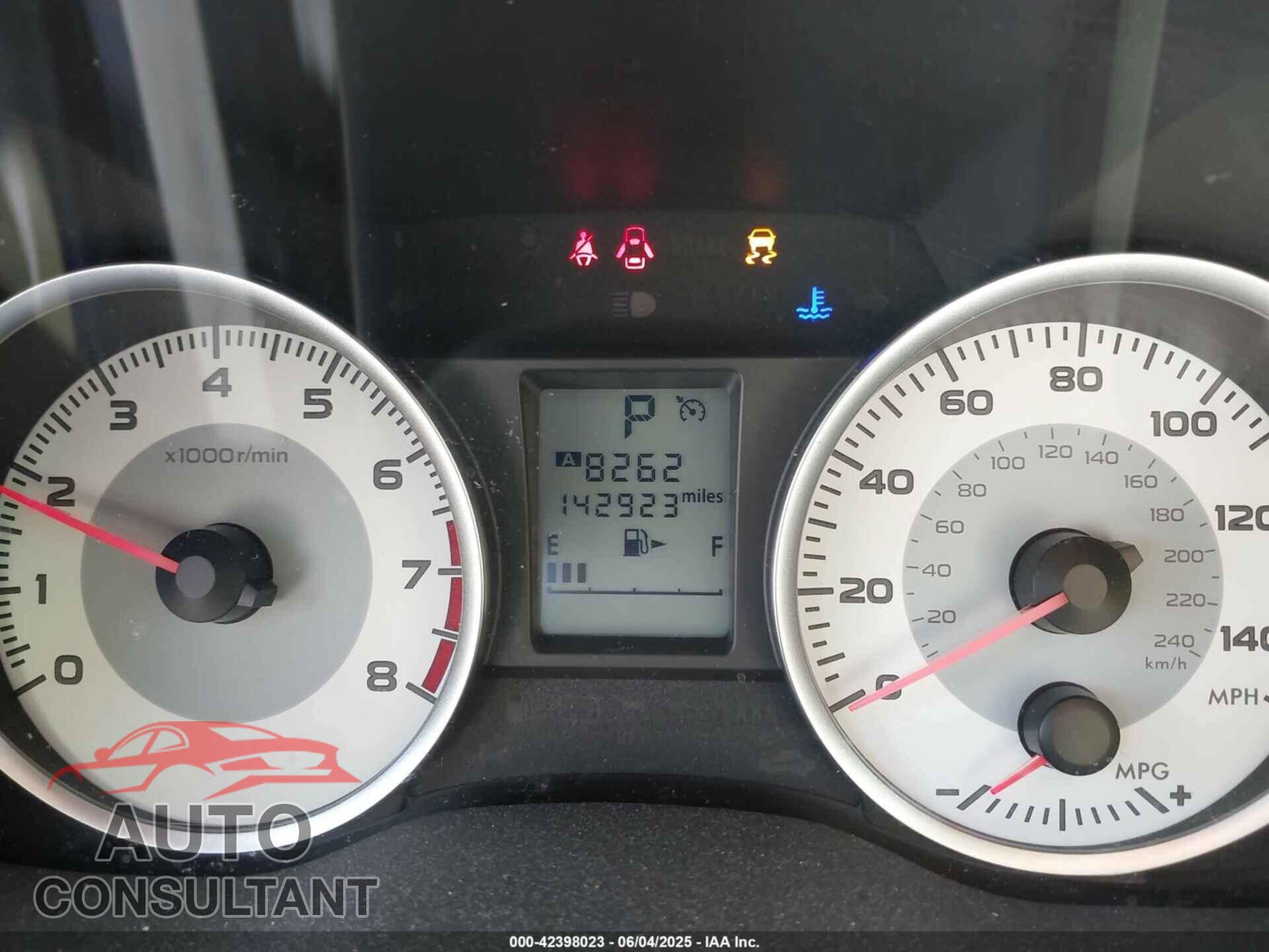 SUBARU IMPREZA 2013 - JF1GJAC60DH029111