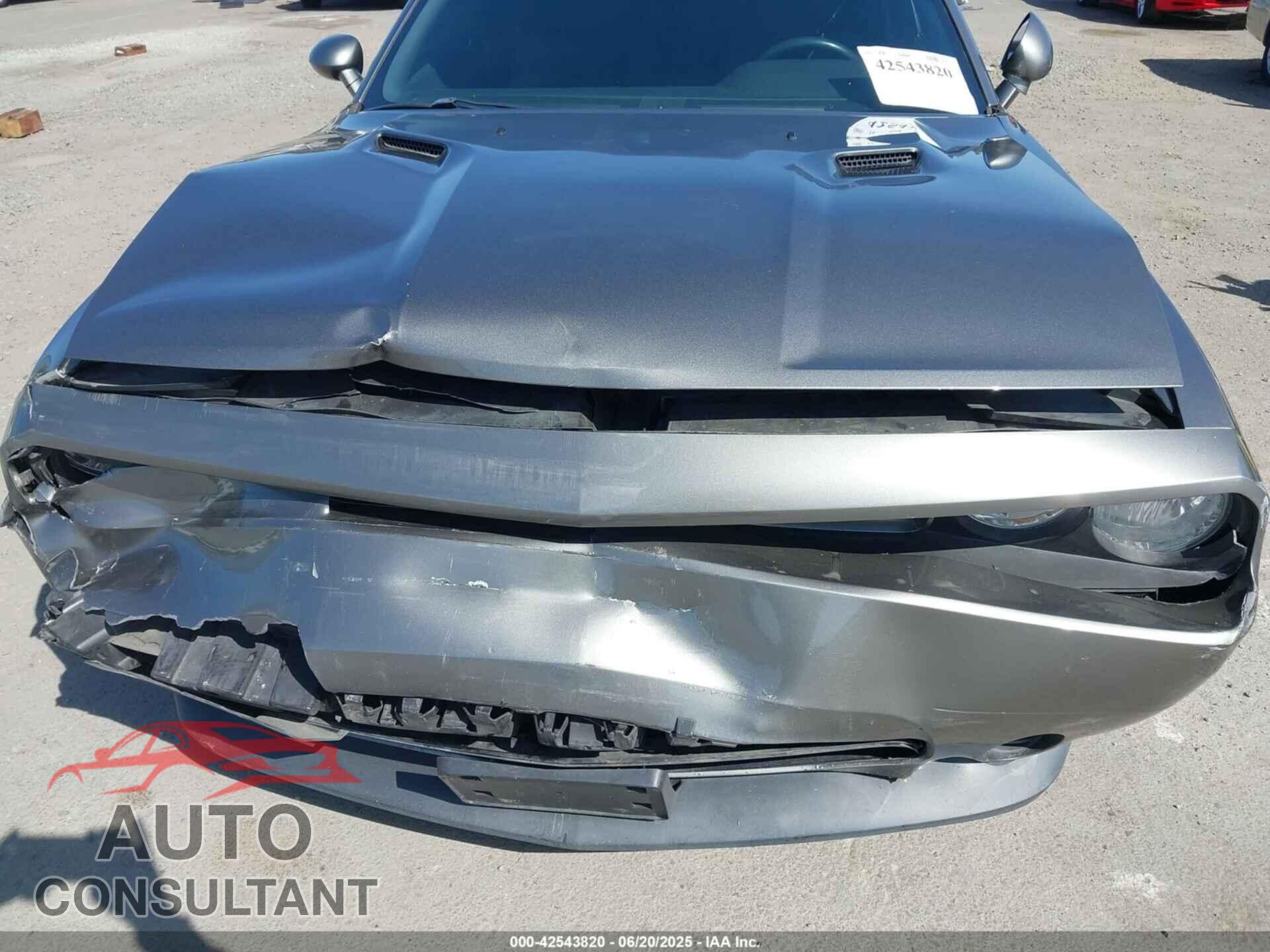 DODGE CHALLENGER 2012 - 2C3CDYAG3CH186360