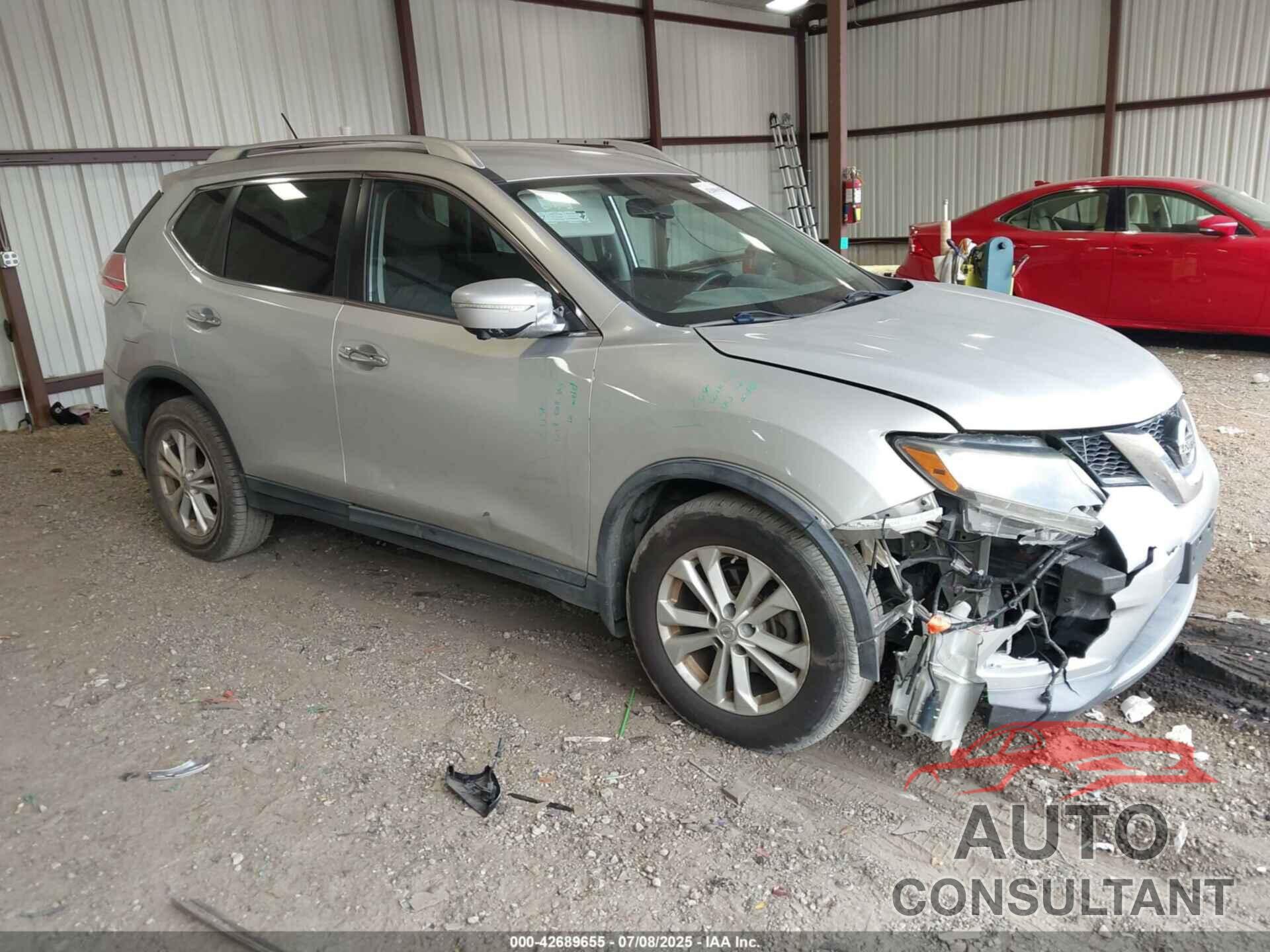 NISSAN ROGUE 2015 - KNMAT2MT0FP519917