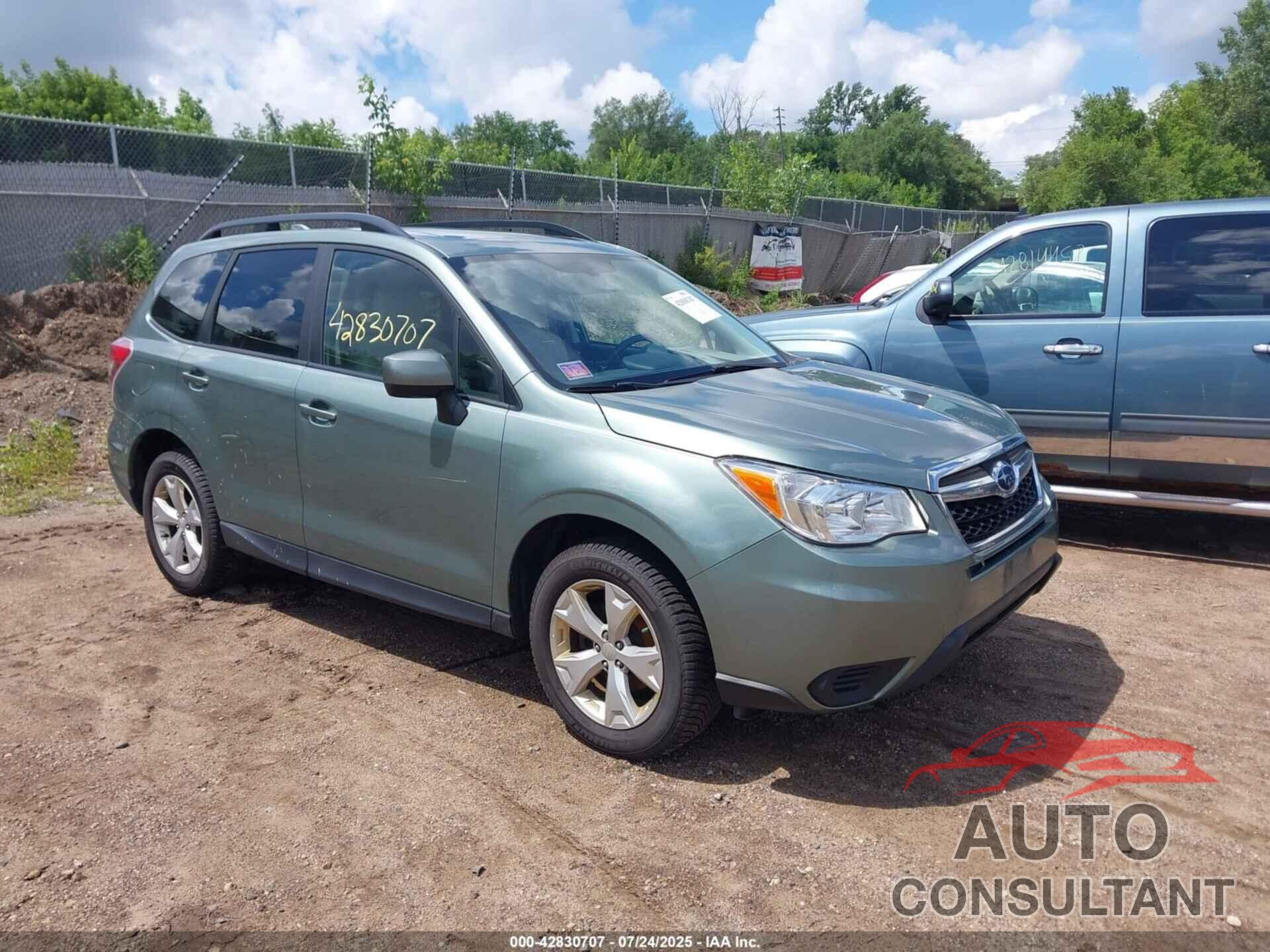 SUBARU FORESTER 2016 - JF2SJADC7GH497190