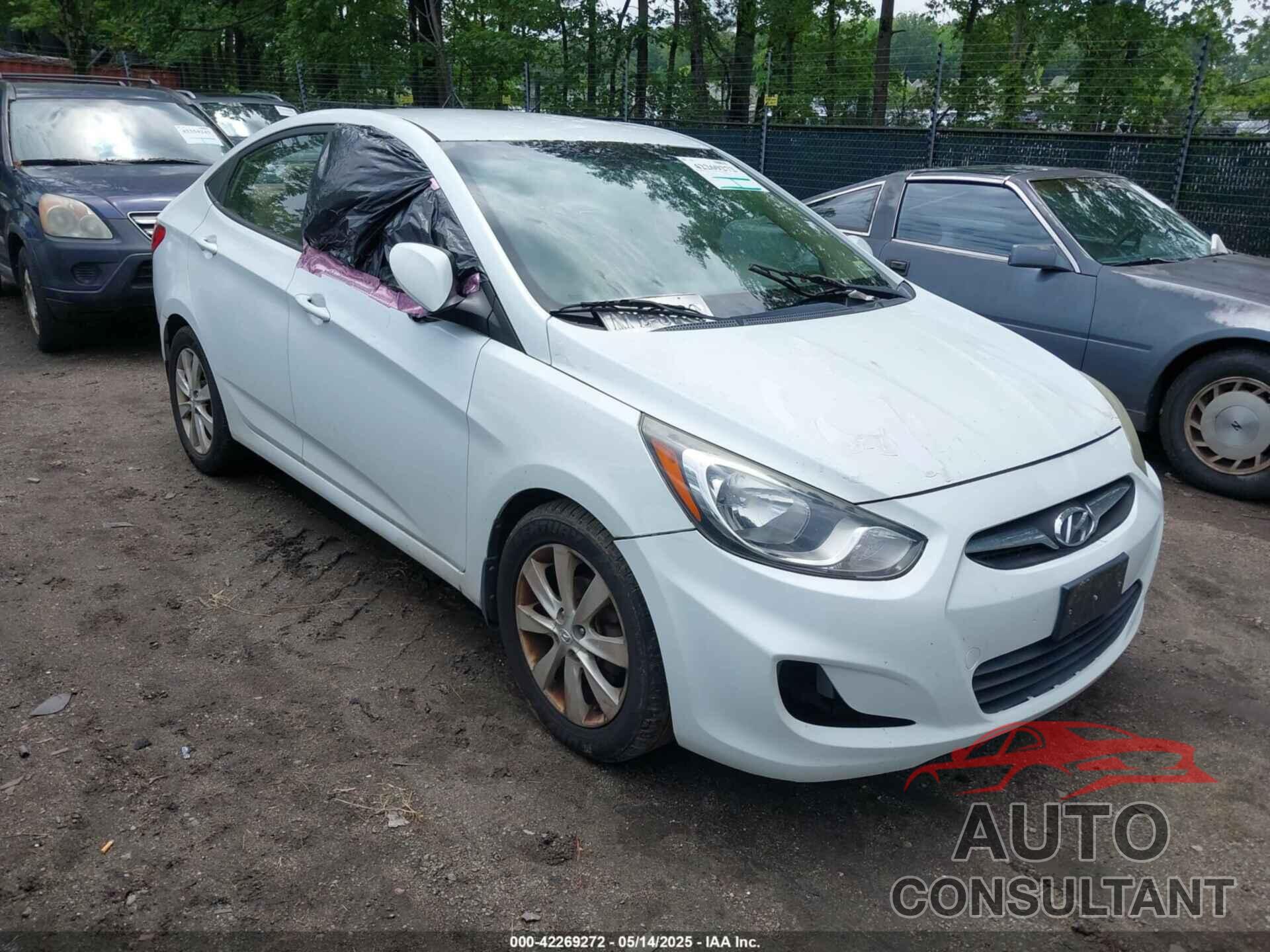 HYUNDAI ACCENT 2012 - KMHCU4AE9CU114350