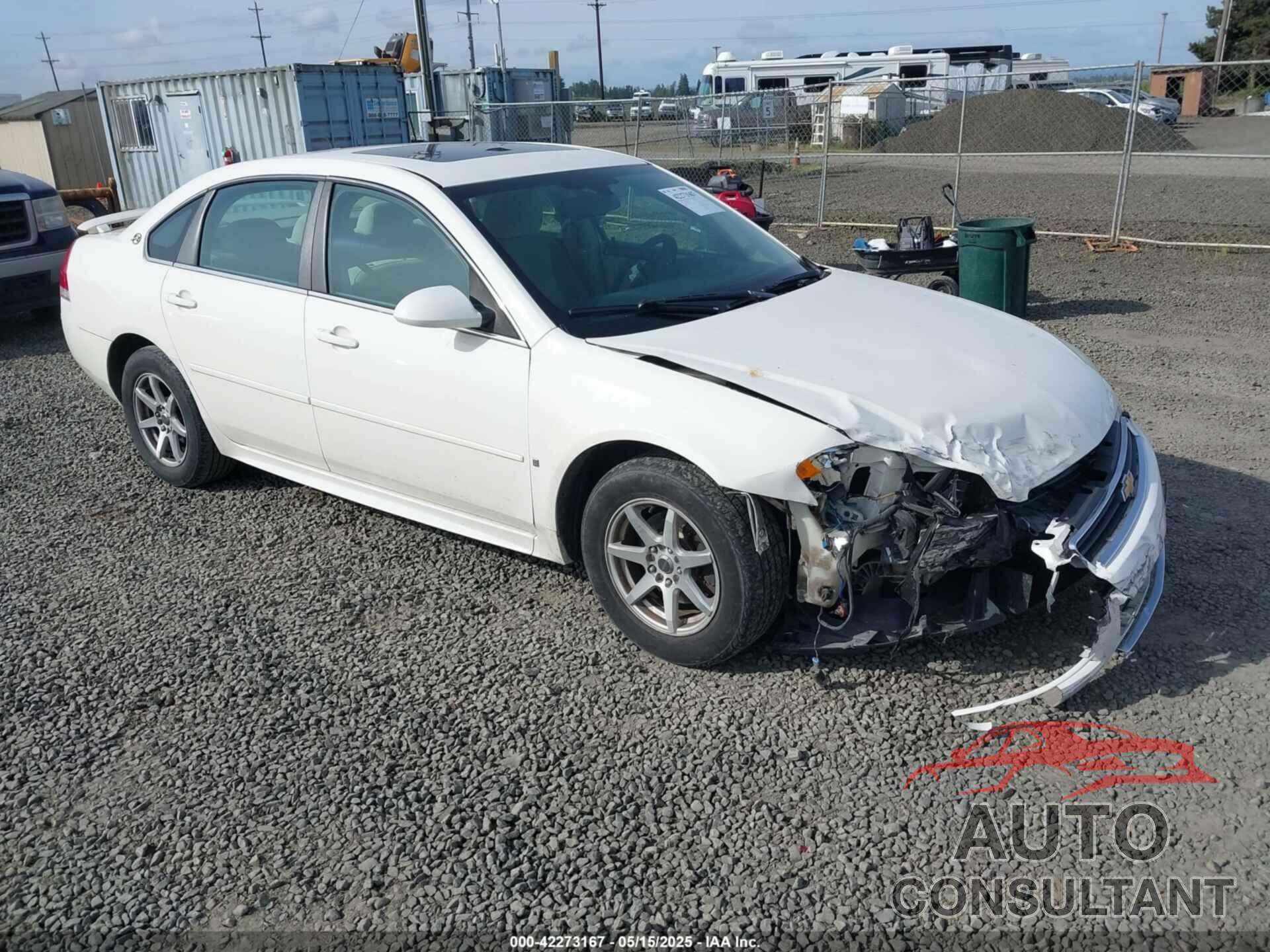 CHEVROLET IMPALA 2009 - 2G1WT57N591195605