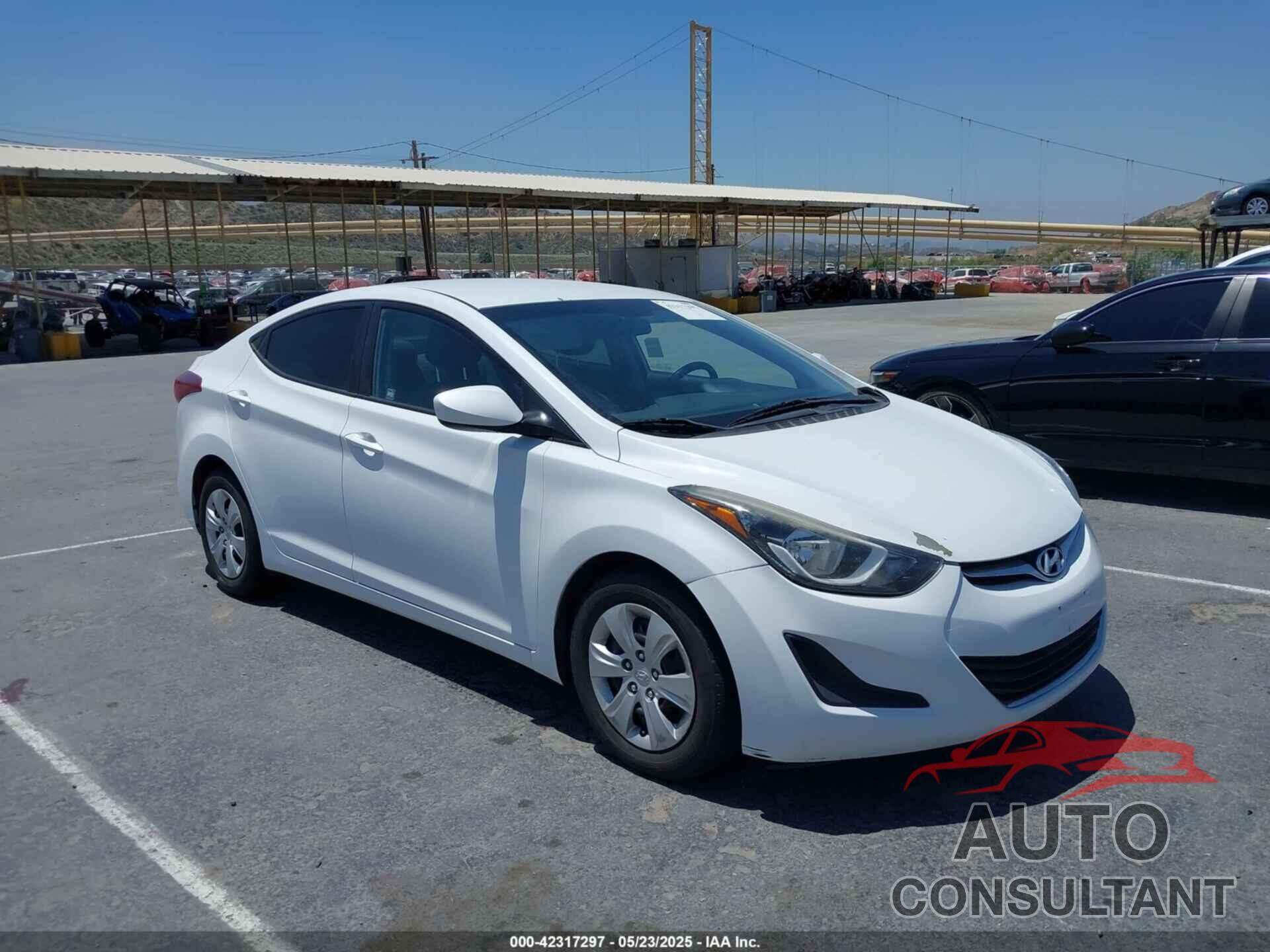 HYUNDAI ELANTRA 2016 - 5NPDH4AEXGH735206