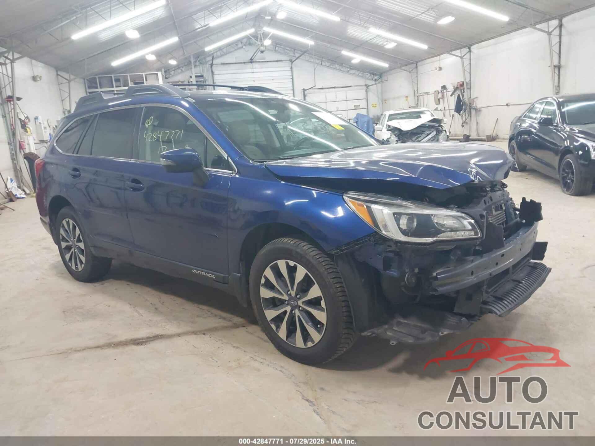 SUBARU OUTBACK 2017 - 4S4BSANC6H3440886