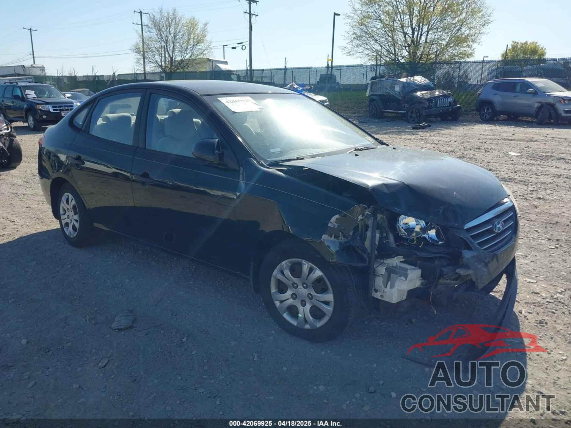HYUNDAI ELANTRA 2009 - KMHDU46D69U803114