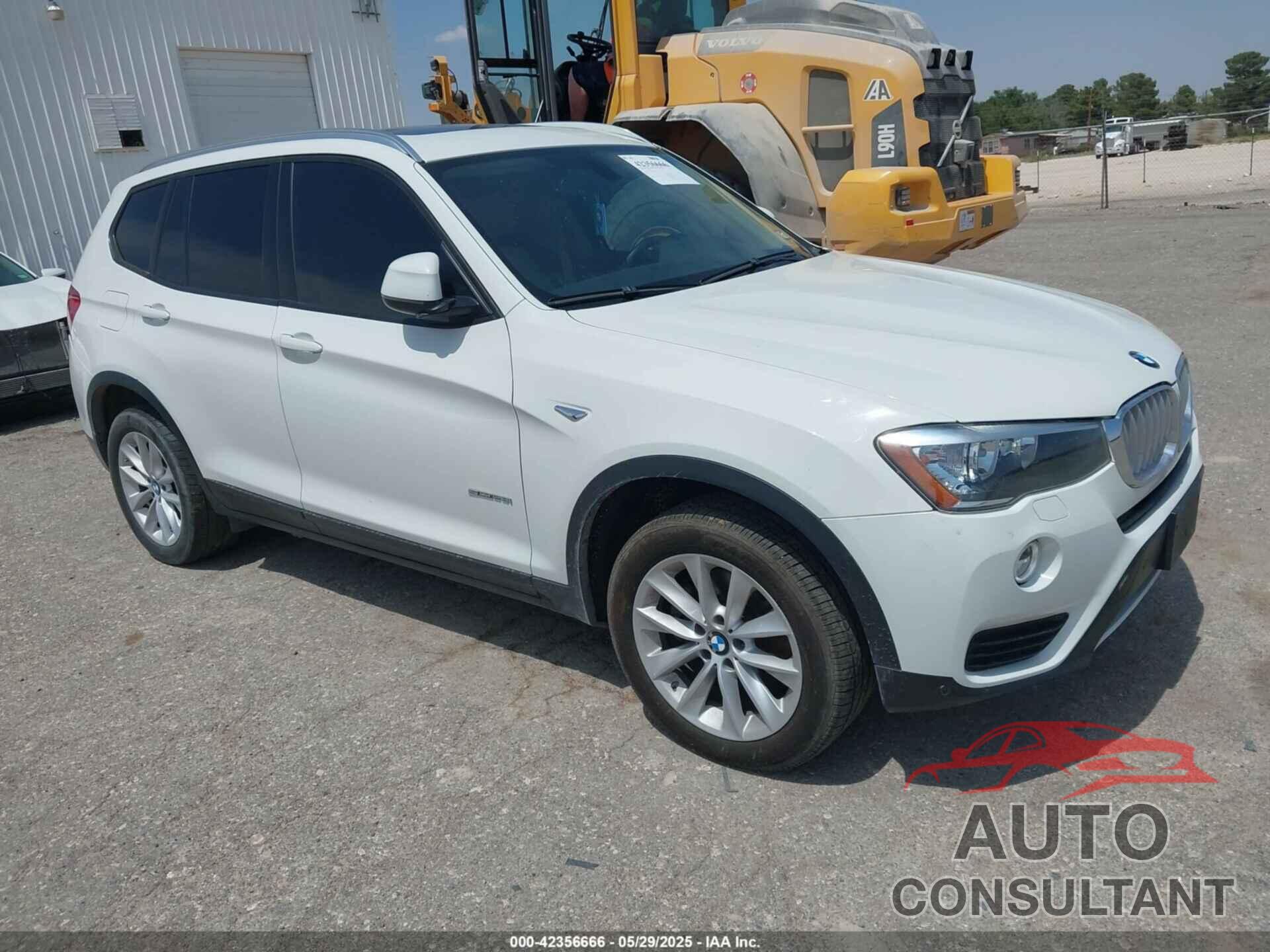 BMW X3 2017 - 5UXWZ7C38H0X39514