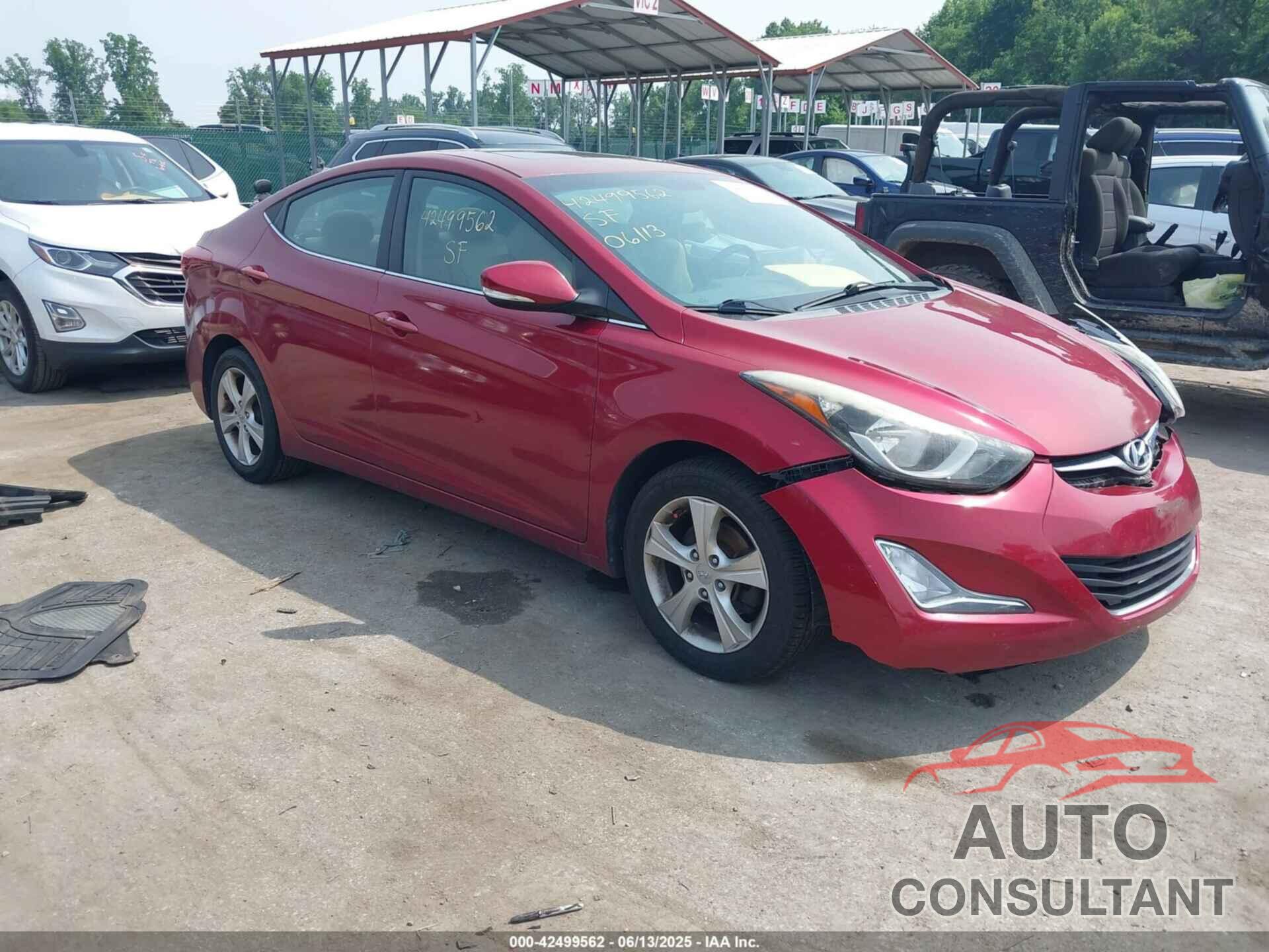 HYUNDAI ELANTRA 2016 - 5NPDH4AE3GH777636