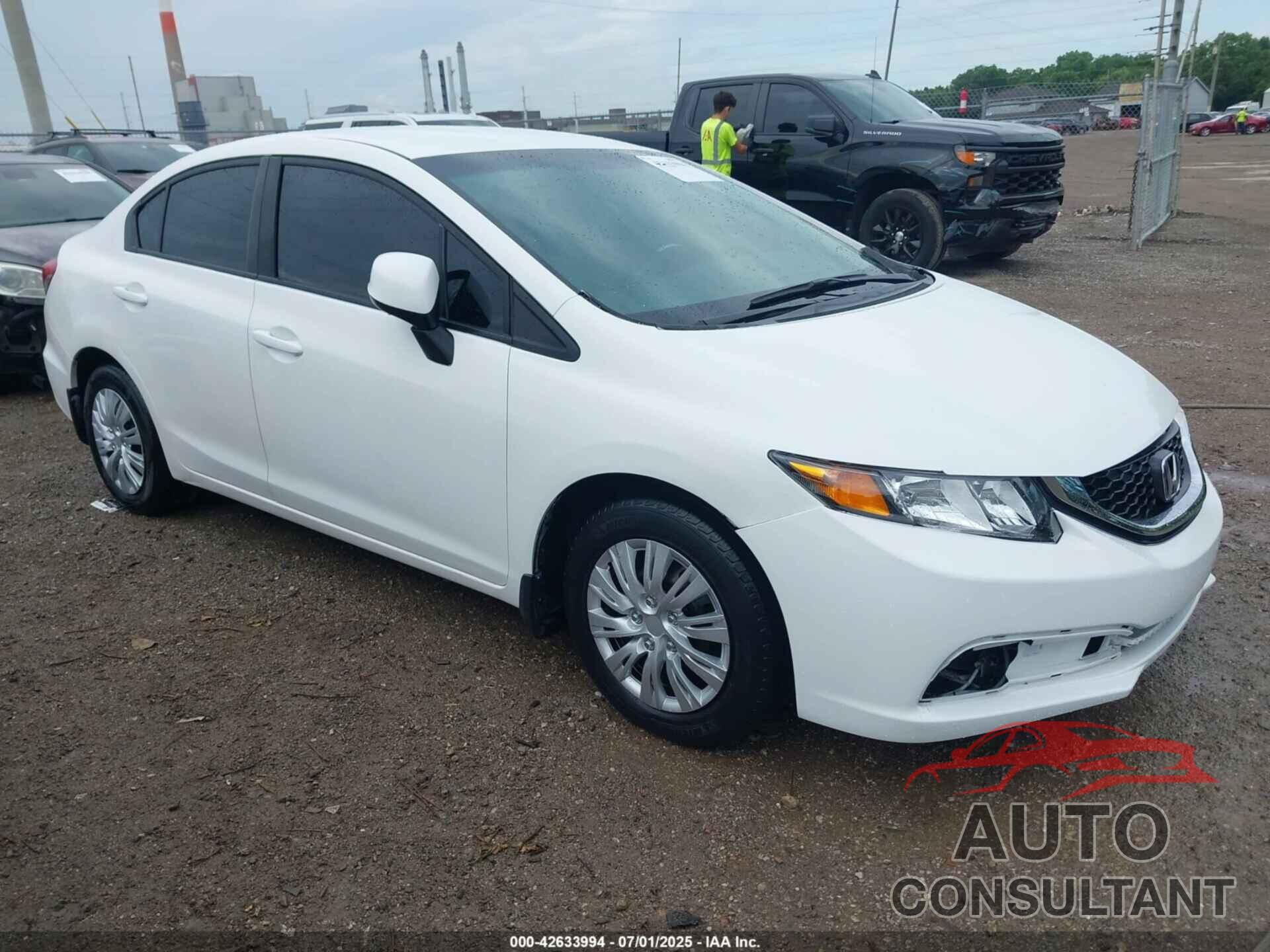 HONDA CIVIC 2013 - 19XFB2F53DE026737