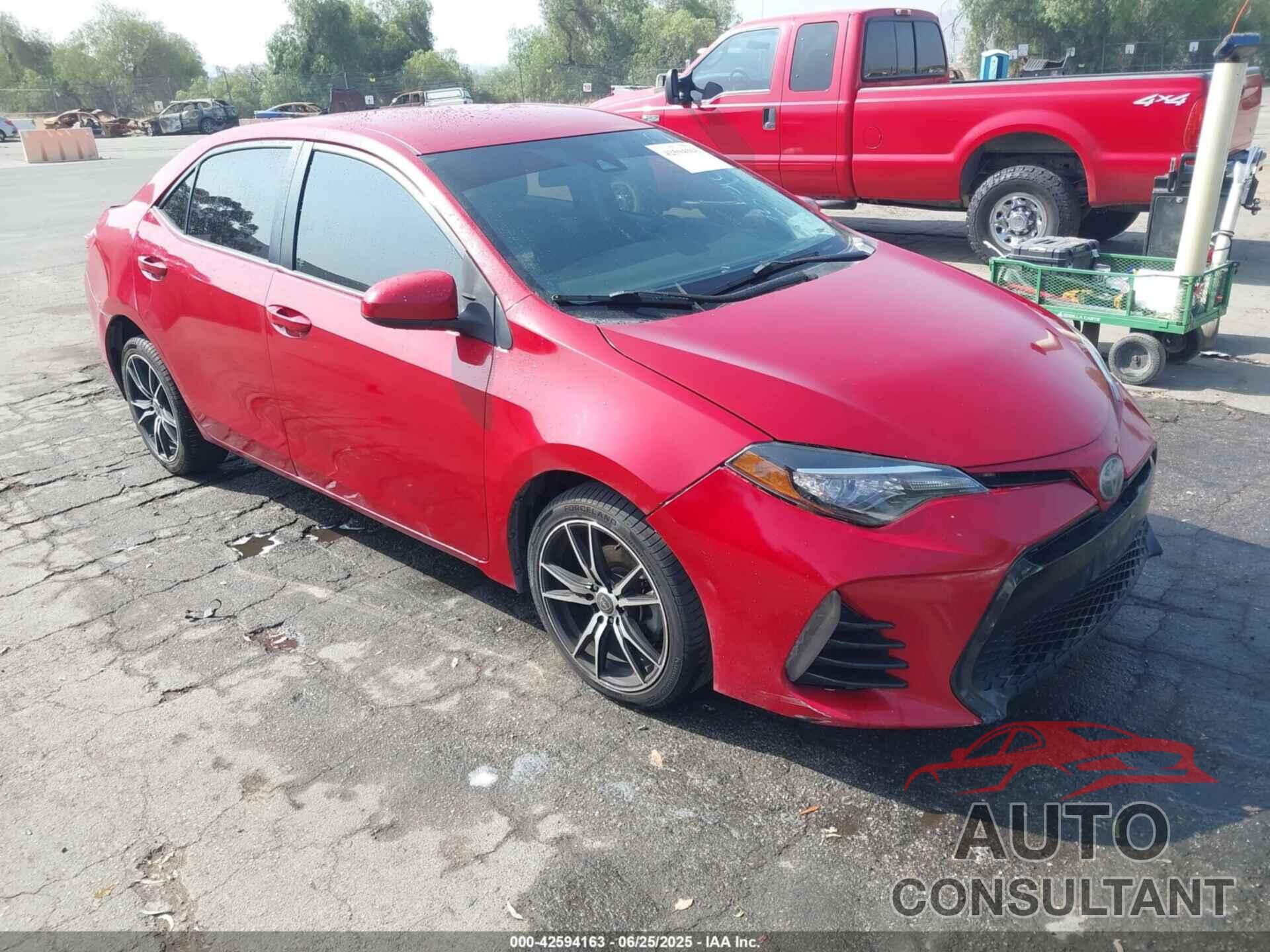 TOYOTA COROLLA 2017 - 2T1BURHE0HC938163
