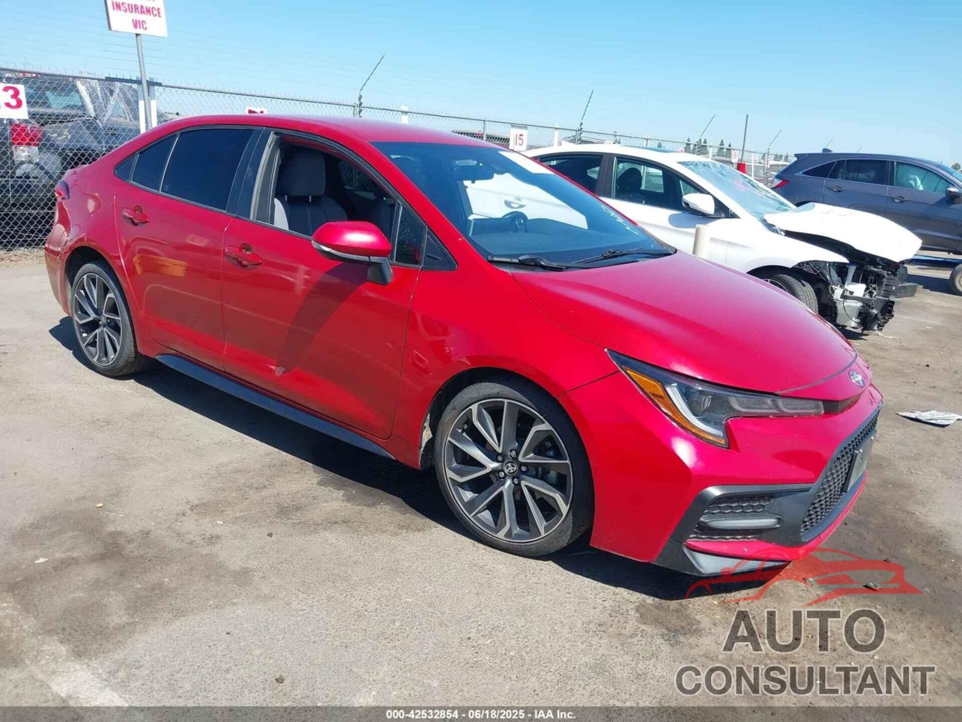 TOYOTA COROLLA 2020 - 5YFS4RCE4LP029701