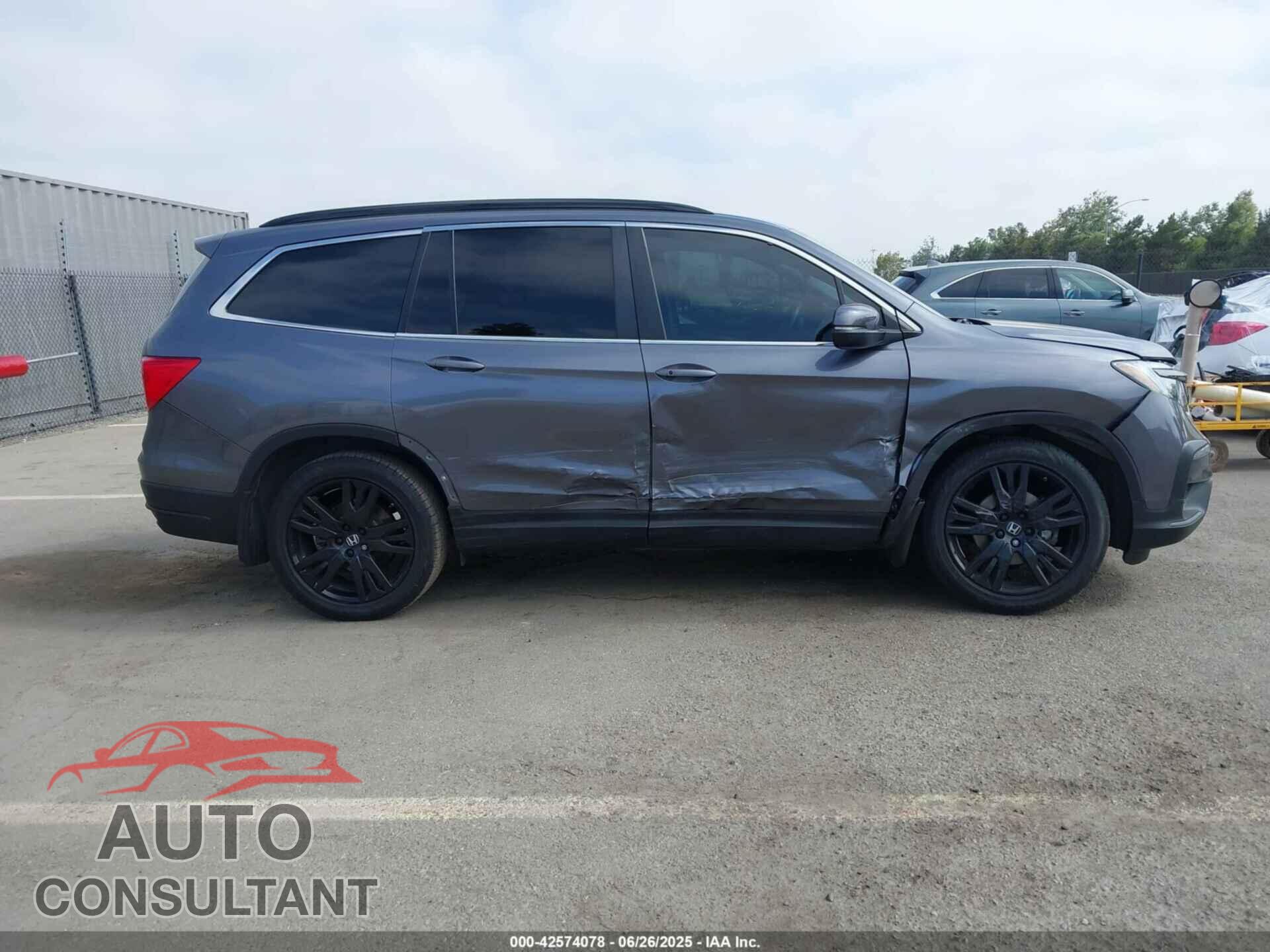 HONDA PILOT 2021 - 5FNYF5H26MB003660