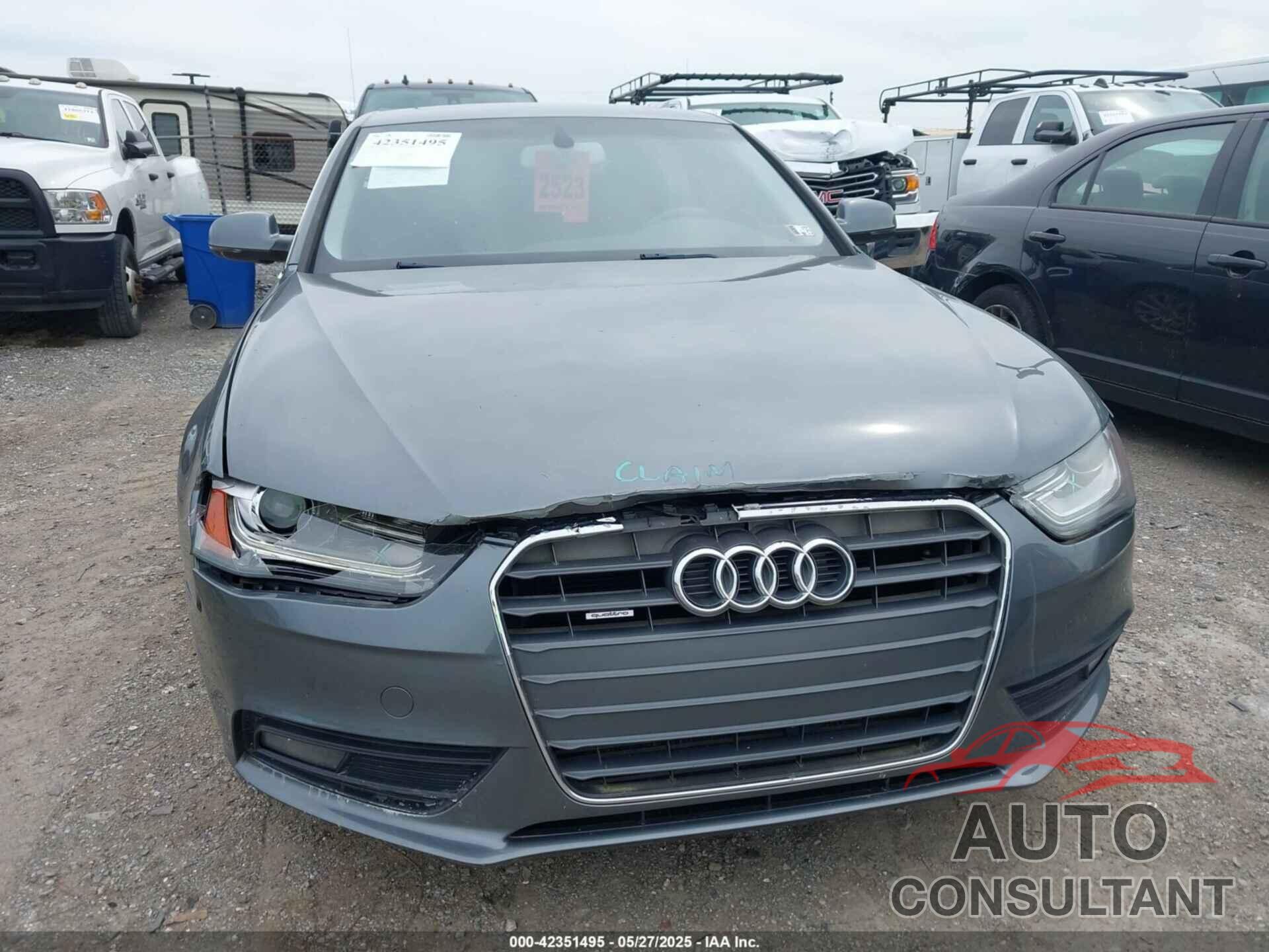 AUDI A4 2013 - WAUFFAFL4DN022962