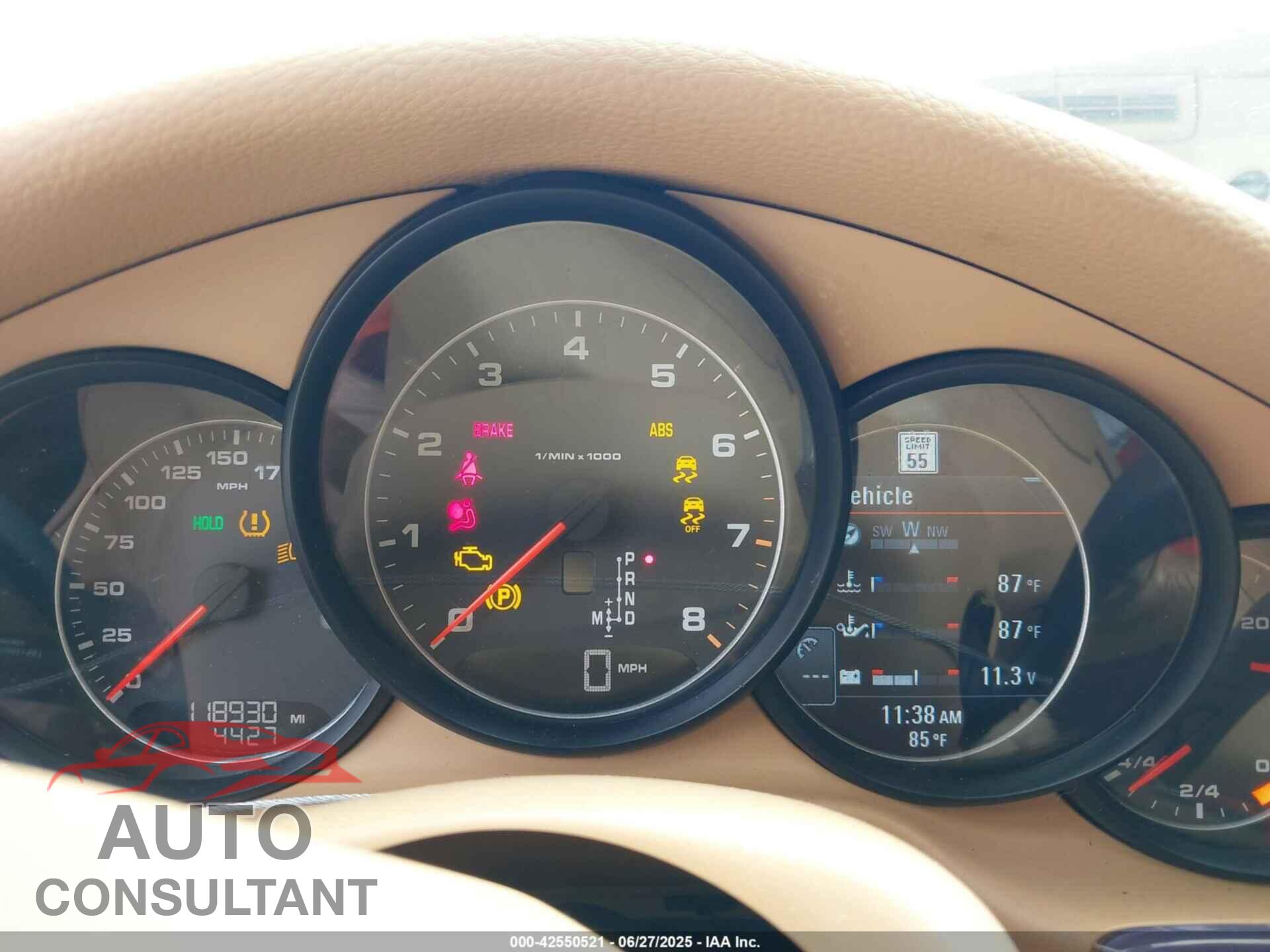 PORSCHE PANAMERA 2011 - WP0AA2A71BL010479