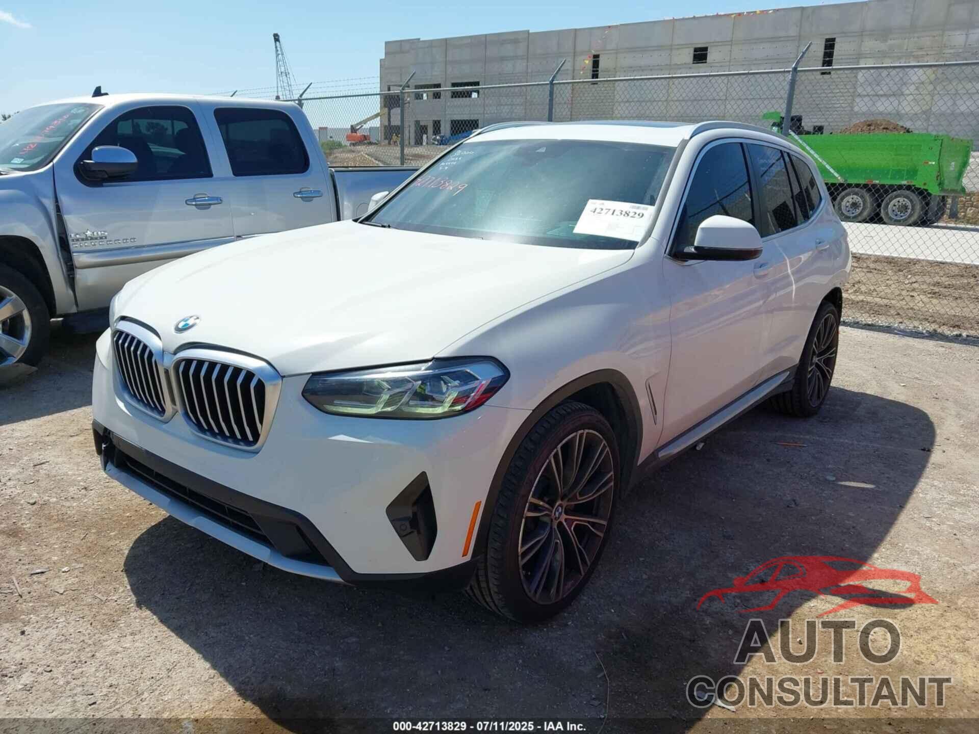 BMW X3 2022 - 5UX43DP03N9J50255