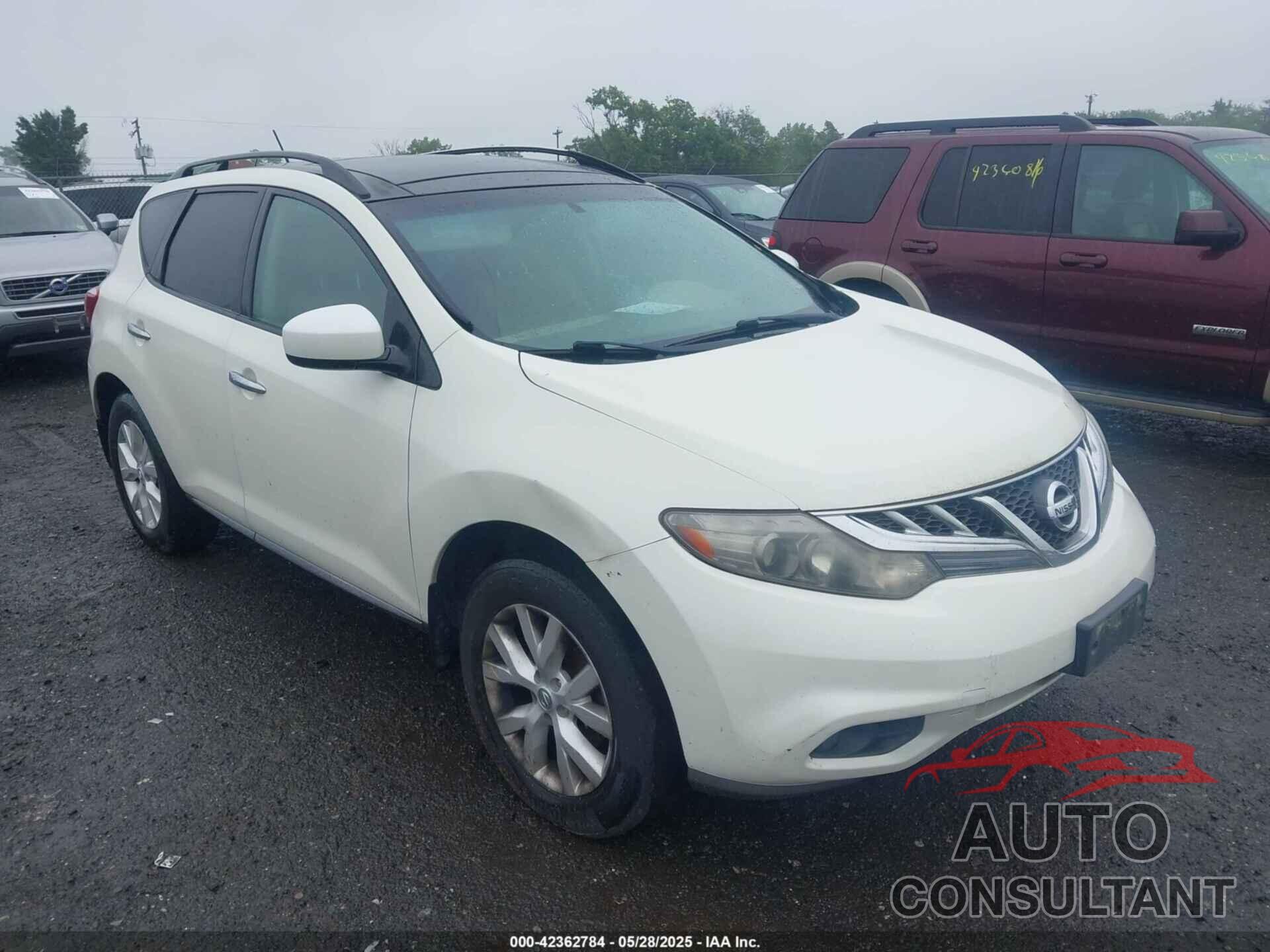 NISSAN MURANO 2011 - JN8AZ1MW3BW152714
