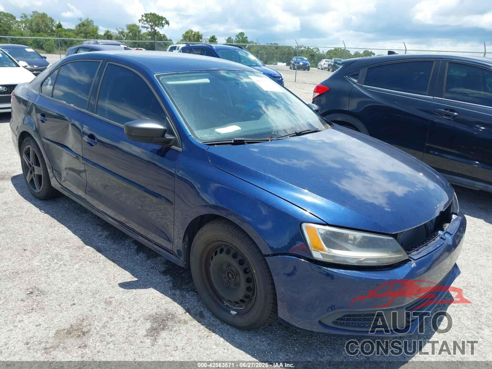 VOLKSWAGEN JETTA 2012 - 3VW2K7AJ1CM405155