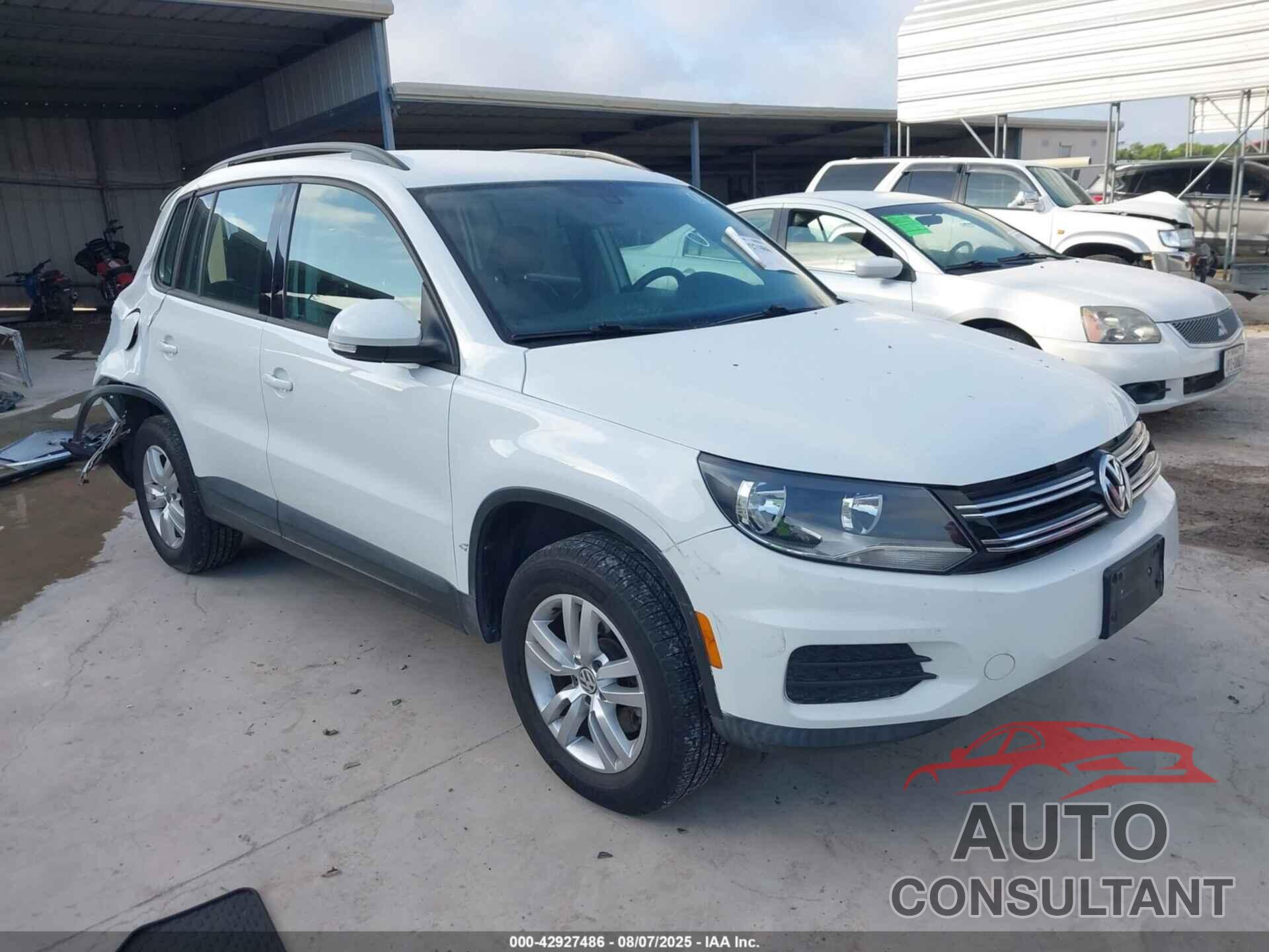 VOLKSWAGEN TIGUAN 2017 - WVGAV7AX3HK028428